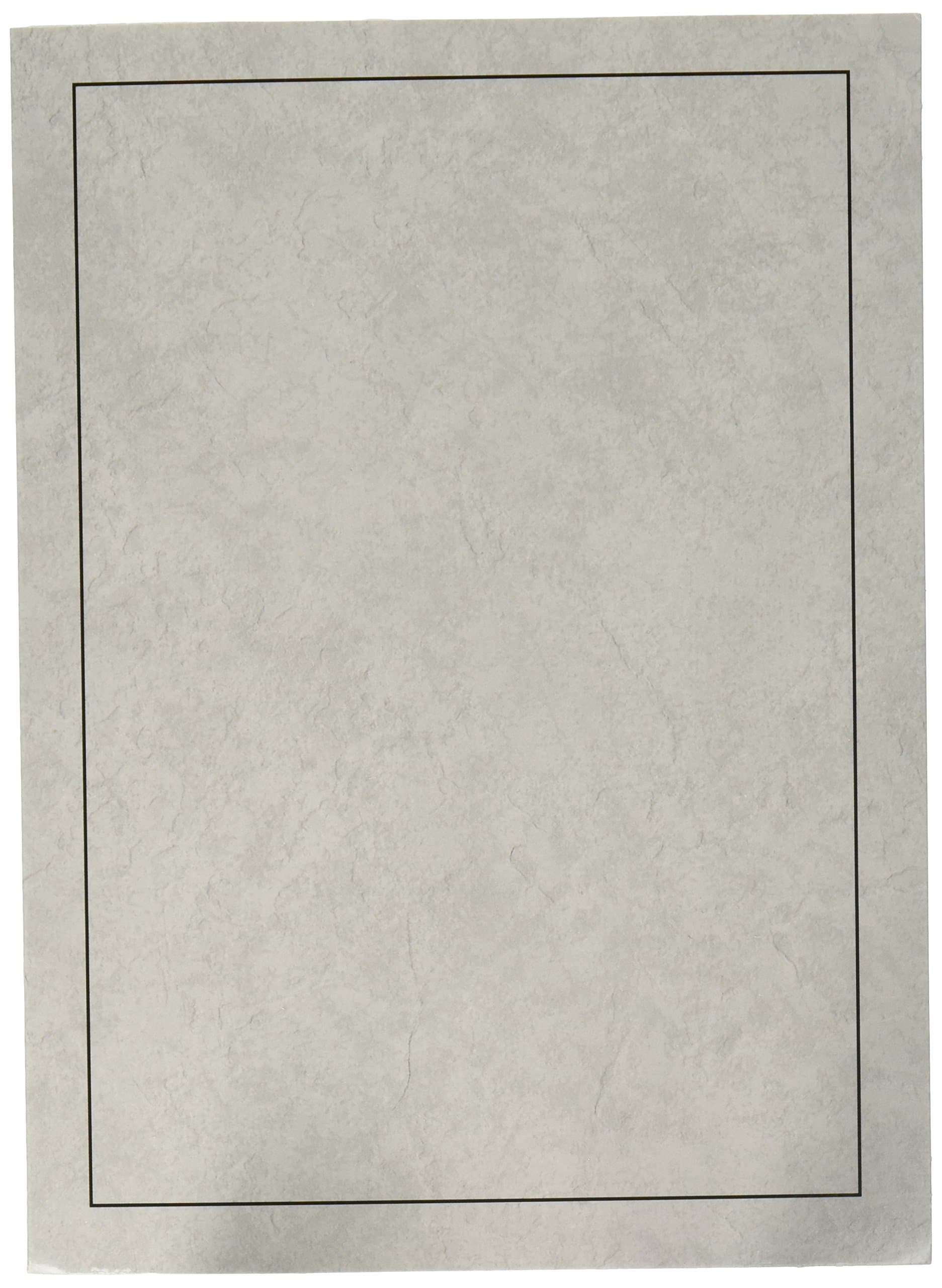 Cardboard Photo Folder for a 5x7 Photo (Pack 0f 100) Light Gray