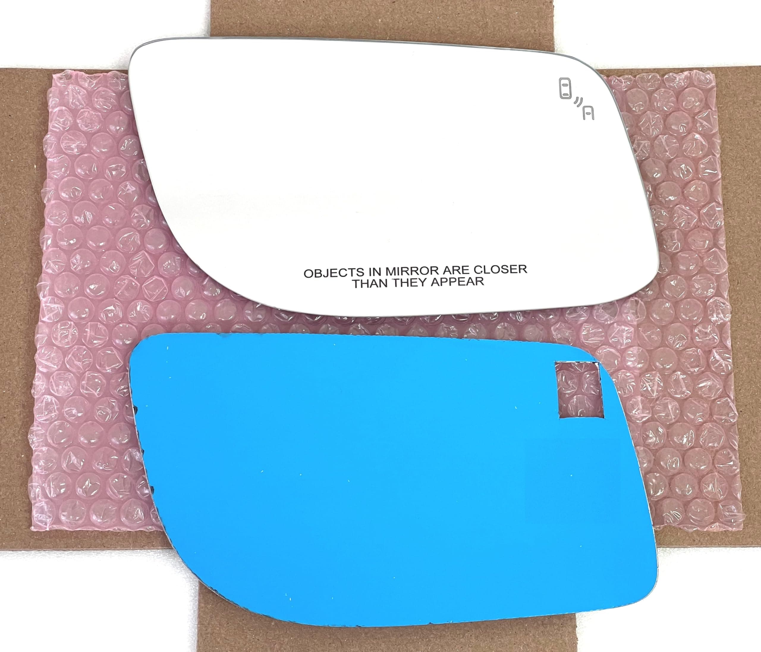 Blind Spot Mirror Glass with ADHESIVE for 2009-2016 LINCOLN MKS Passenger Side View Right RH