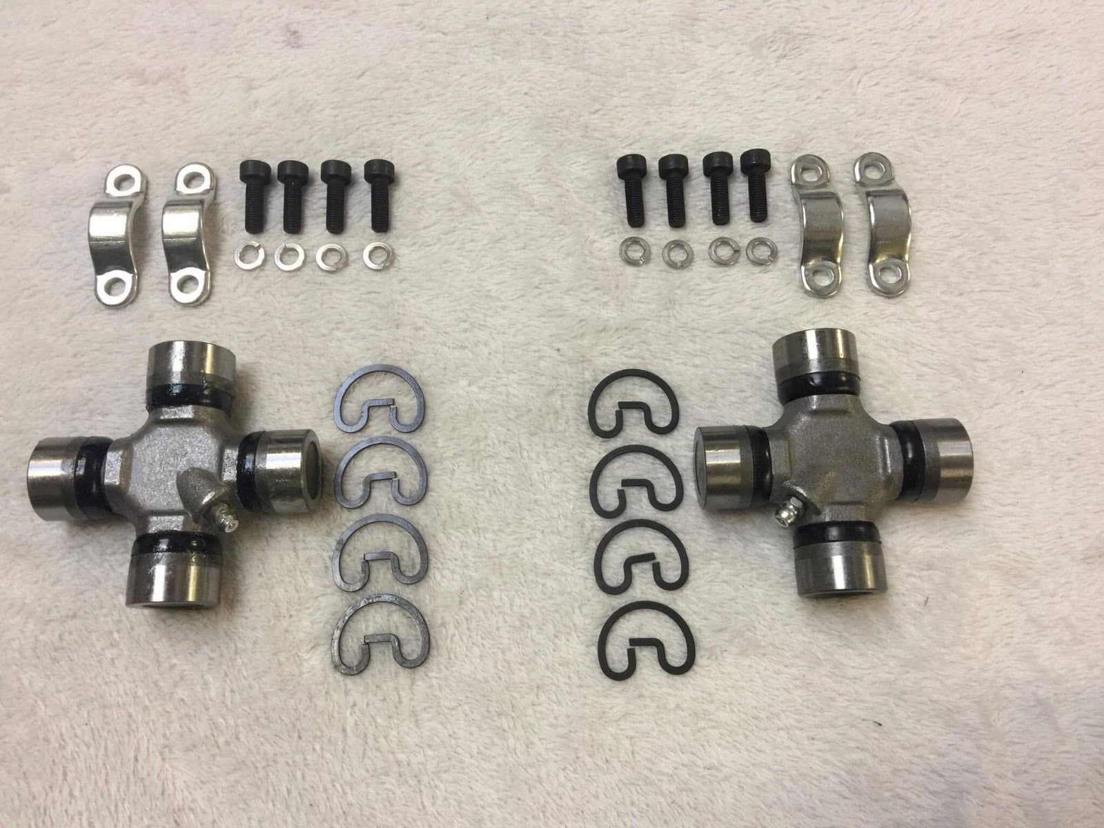 EURODRIVESHAFT 2 x Front Propeller Shaft U-Joint Repair KIT Cherokee XJ 1984-2001