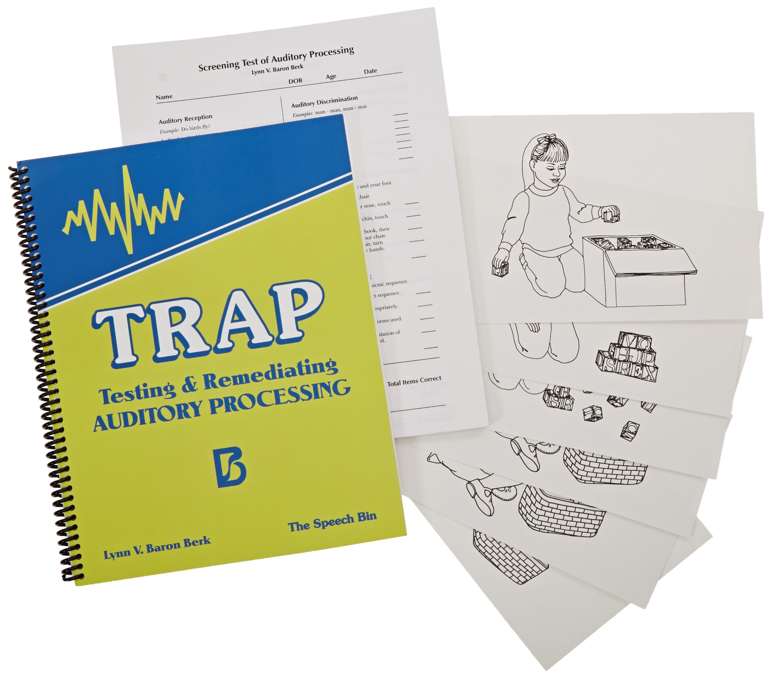28570ns Speech Bin Testing and Remediating Auditory Processing Program Kit, Lynn V. Baron Berk