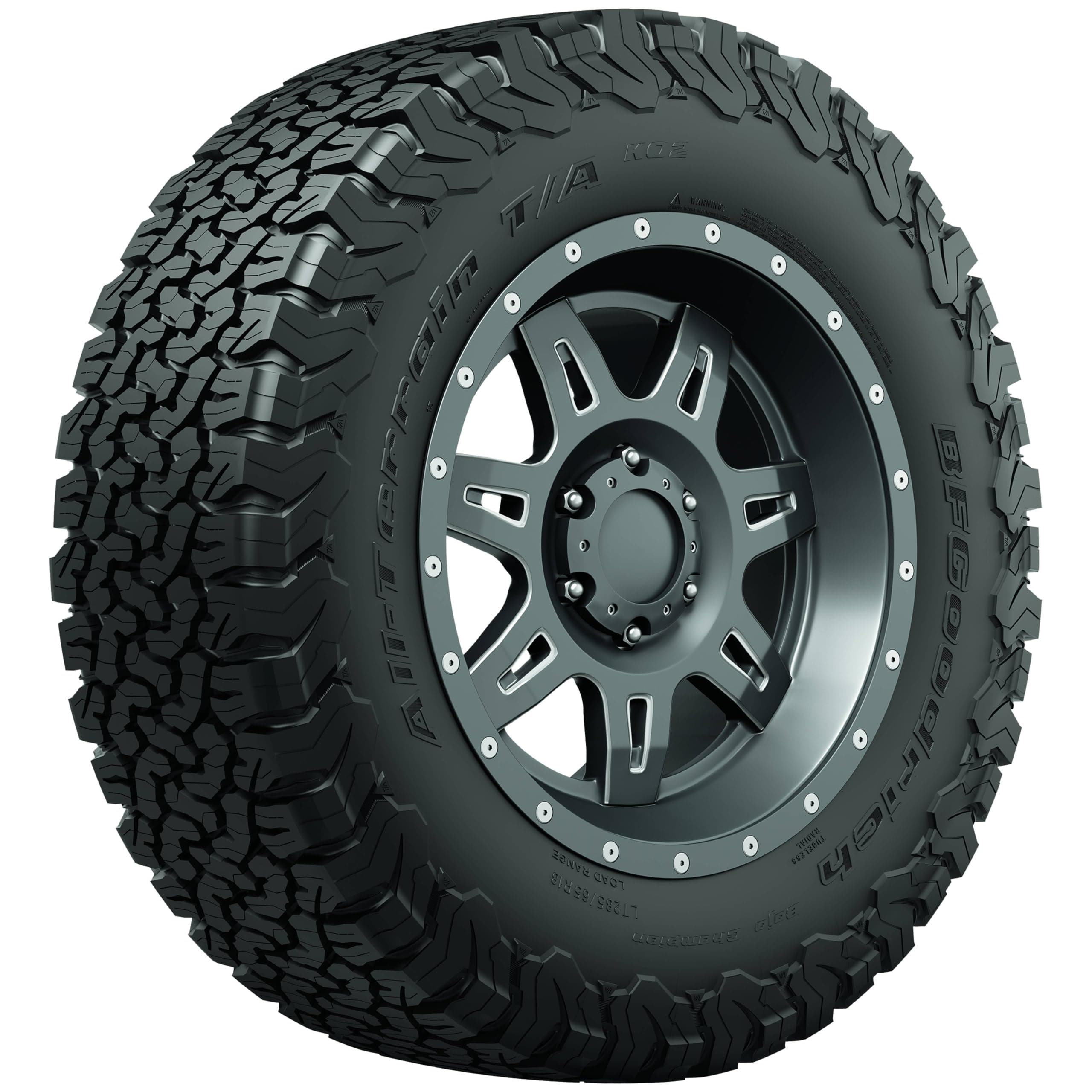 BFGoodrich All Terrain T/A KO2 Radial Car Tire for Light Trucks, SUVs, and Crossovers,33x12.50R17/E 120S