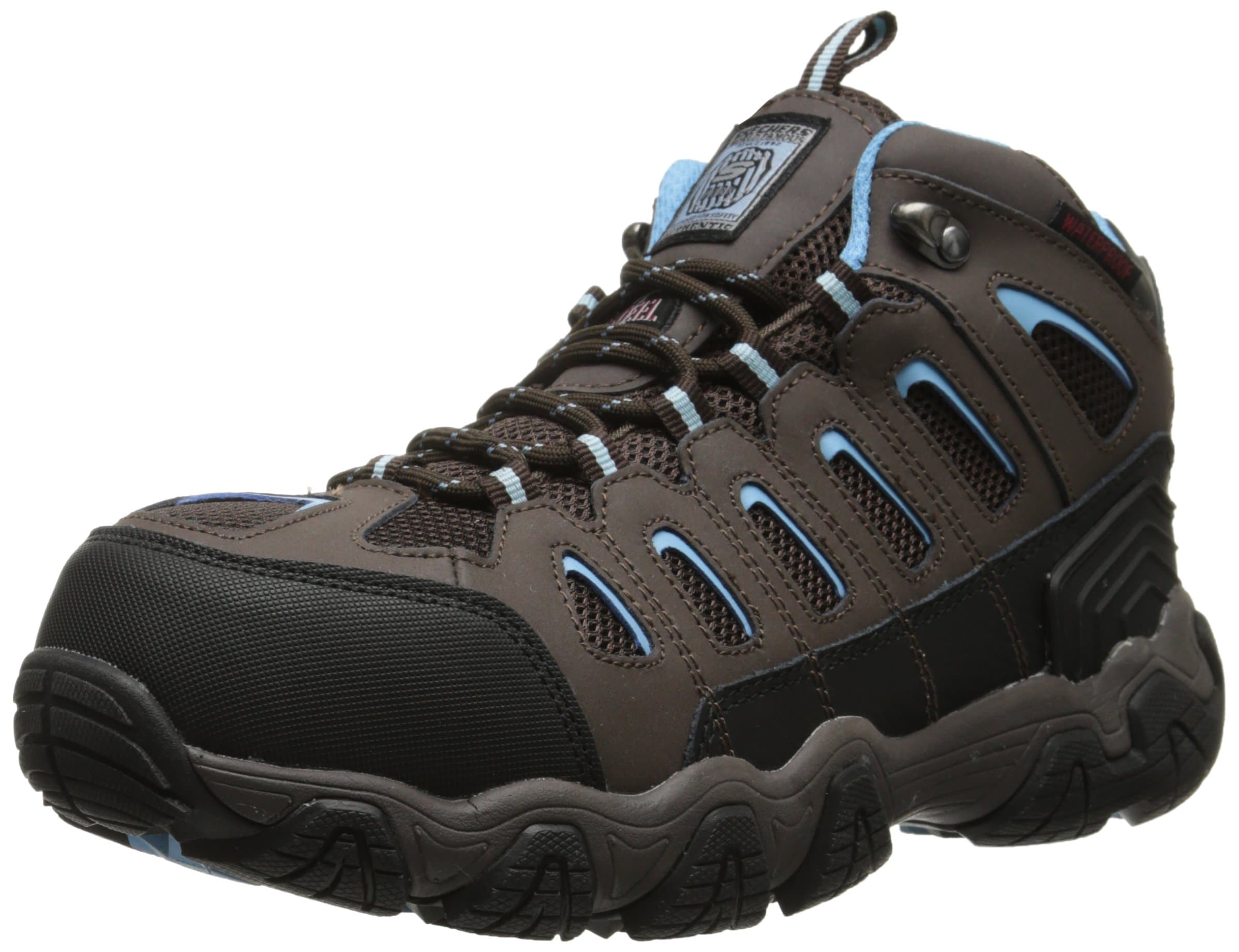 Skechers for Work Blais-EBZ Hiking Shoe,Brown,10 M US