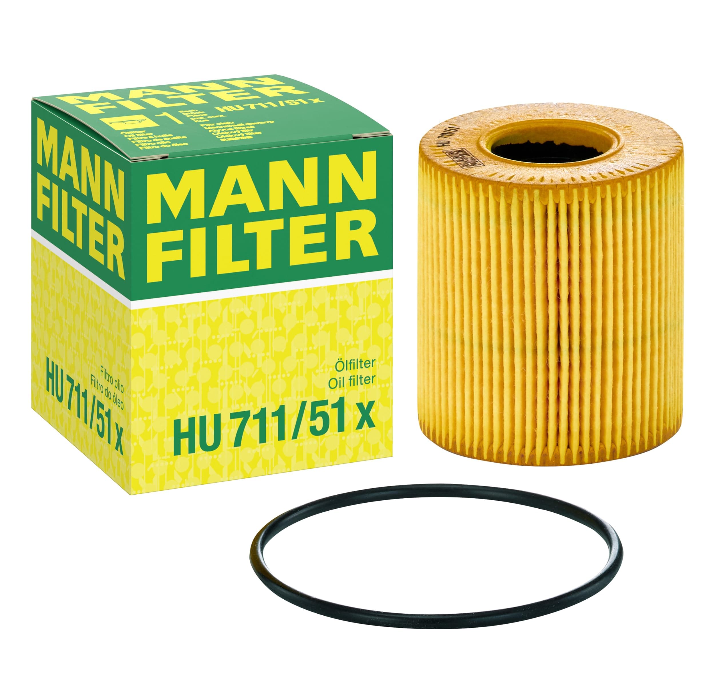 MANN-FILTER HU 711/51 x Oil Filter - CARS + TRANSPORTERS