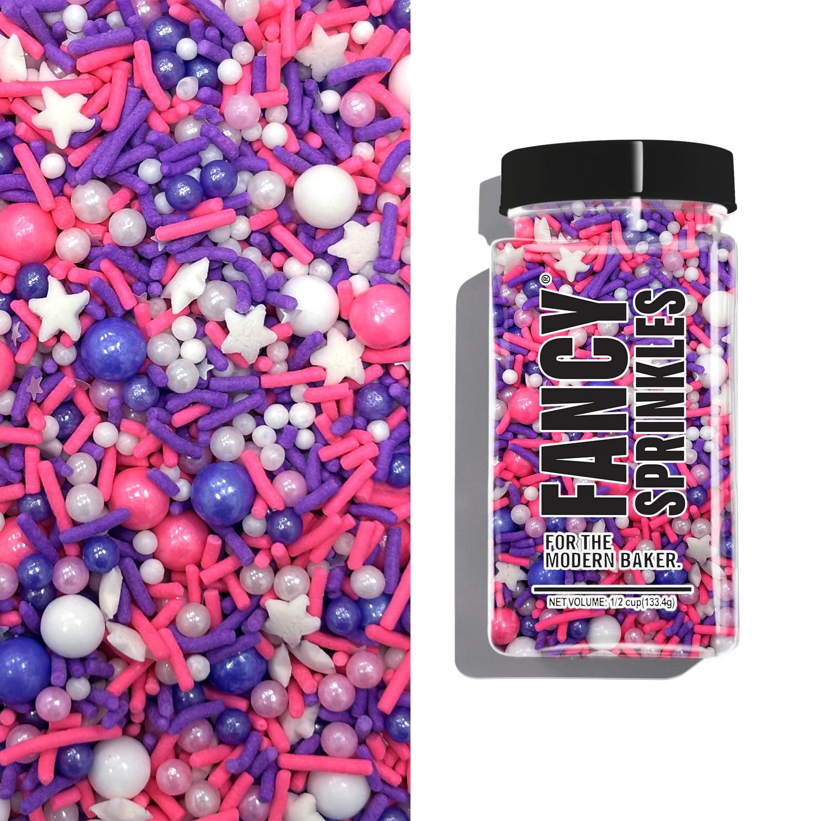 Fancy Sprinkles Call Me Maybe Edible Glitter Sprinkle Mix for Baking, Cake, Baby Shower and Cookie Decorating (0.5c)