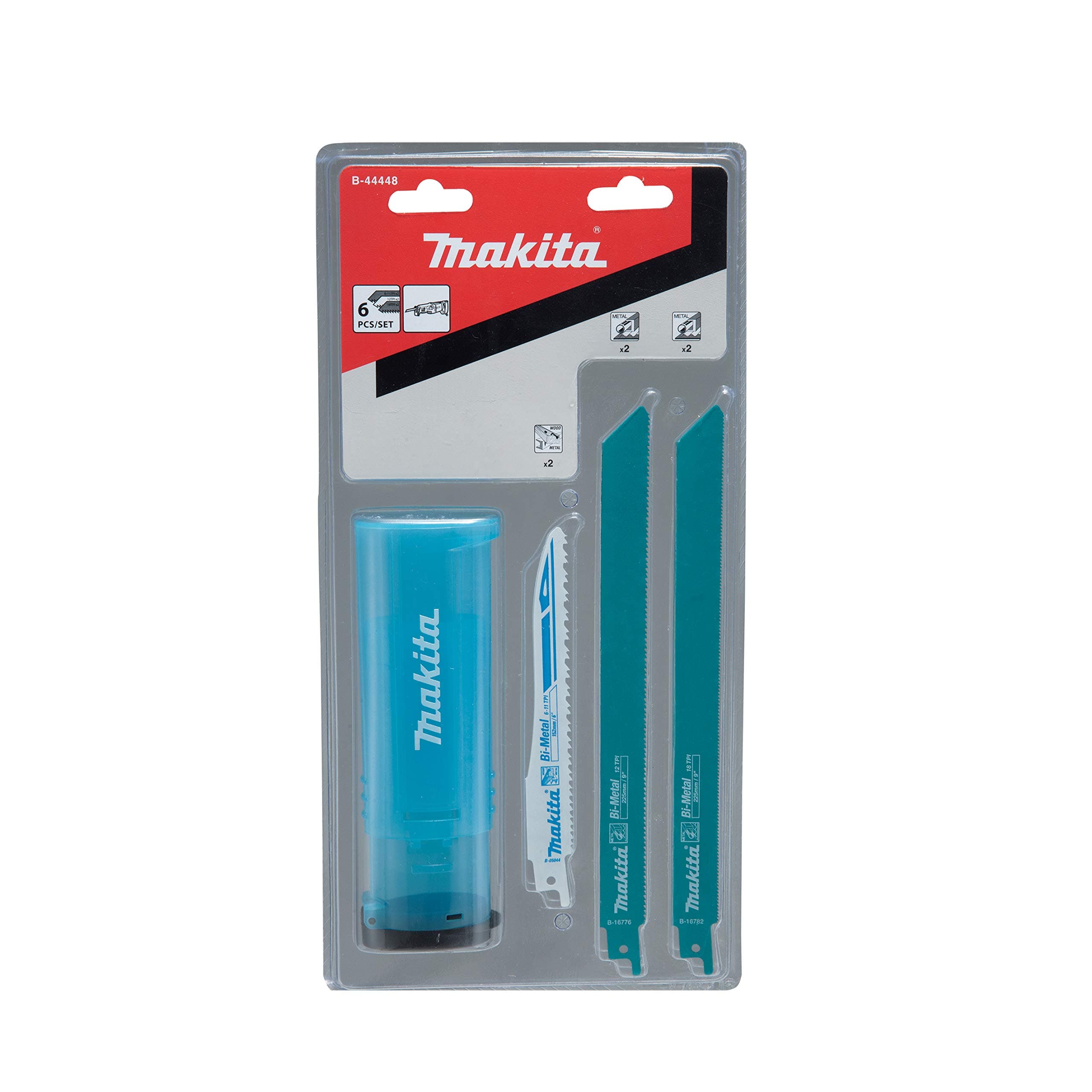 MakitaB-44448 Recip Blade Pack B, Multi-Colour