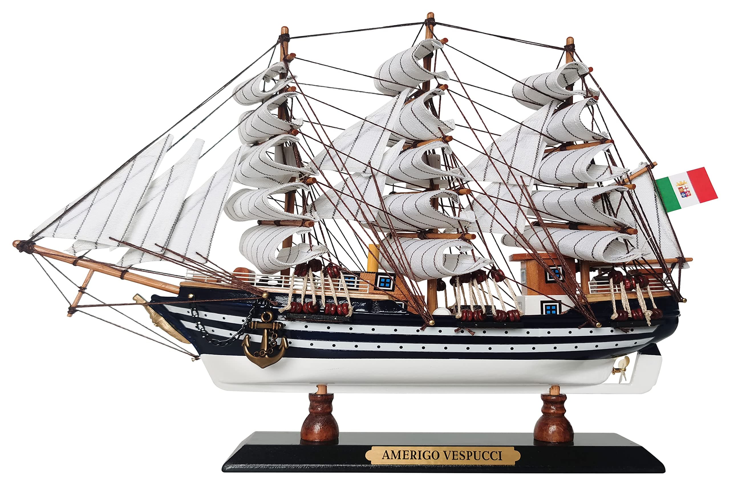 Wooden Model Ship Amerigo Vespucci