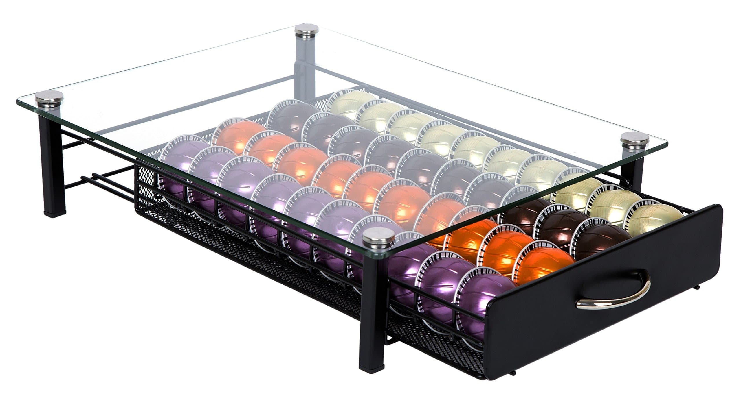Insight Vertuoline Coffee Pod Holder - Tempered Glass Drawer