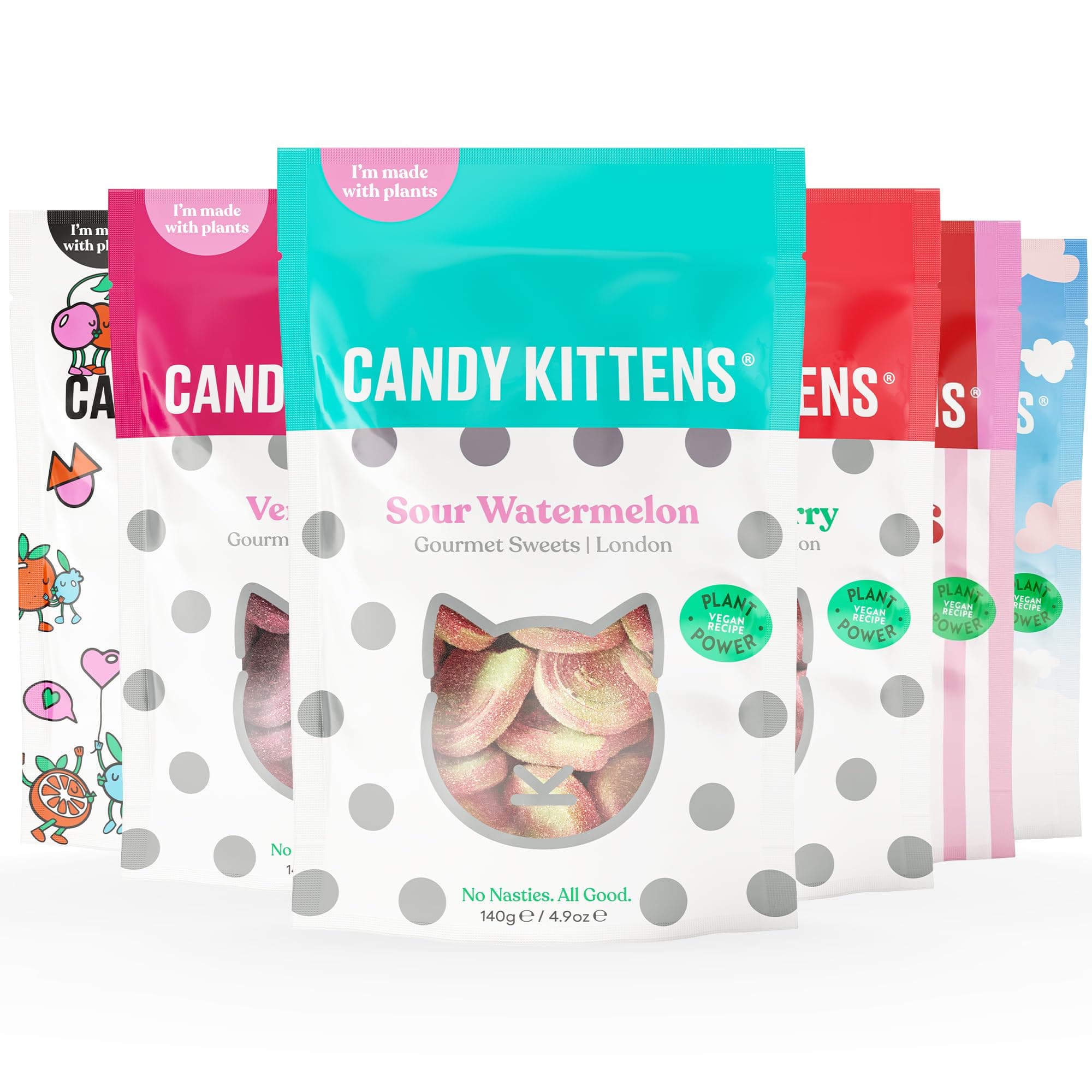 Candy Kittens Vegan Sweets - Sweet Lovers Collection (13 x 140g), Christmas S...