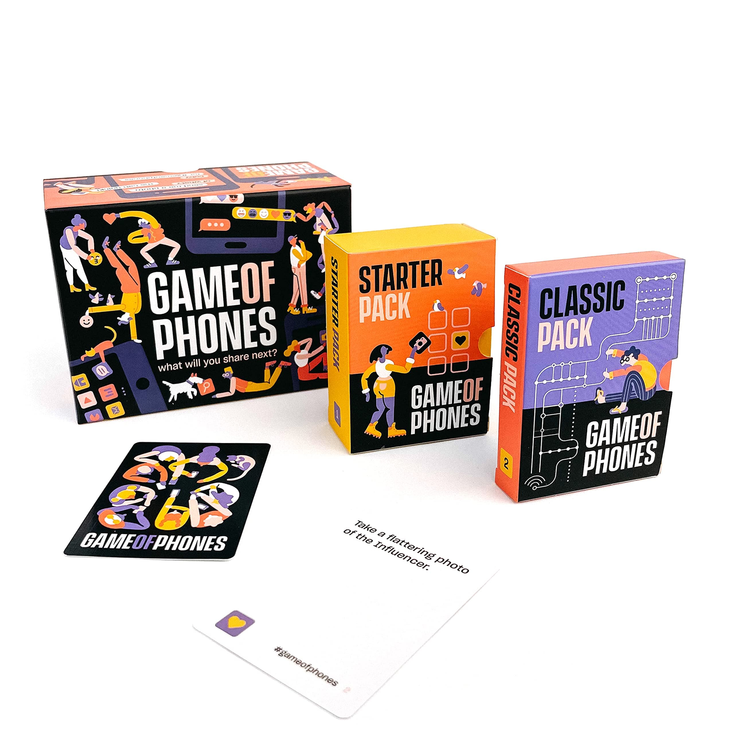 Game of Phones - What Will You Share Next? Card Game