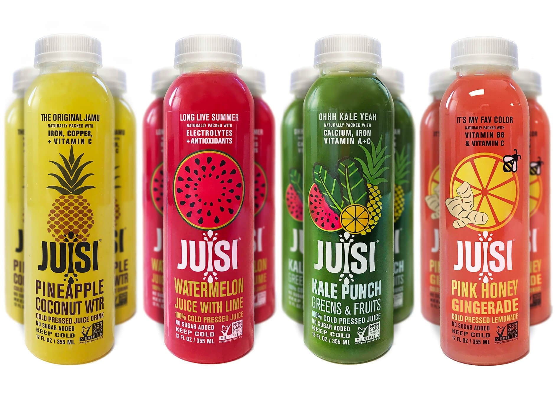 JUISI Cold Pressed Juice, 12 Fluid Ounce (Pack of 12)