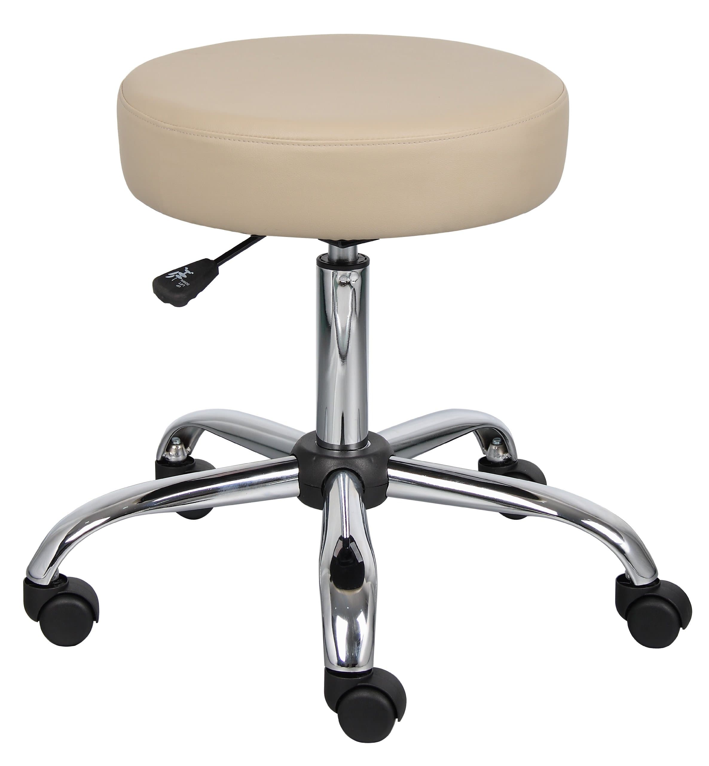 Boss Office Products Be Well Medical Spa Stool in Beige, 250 (B240-BG)