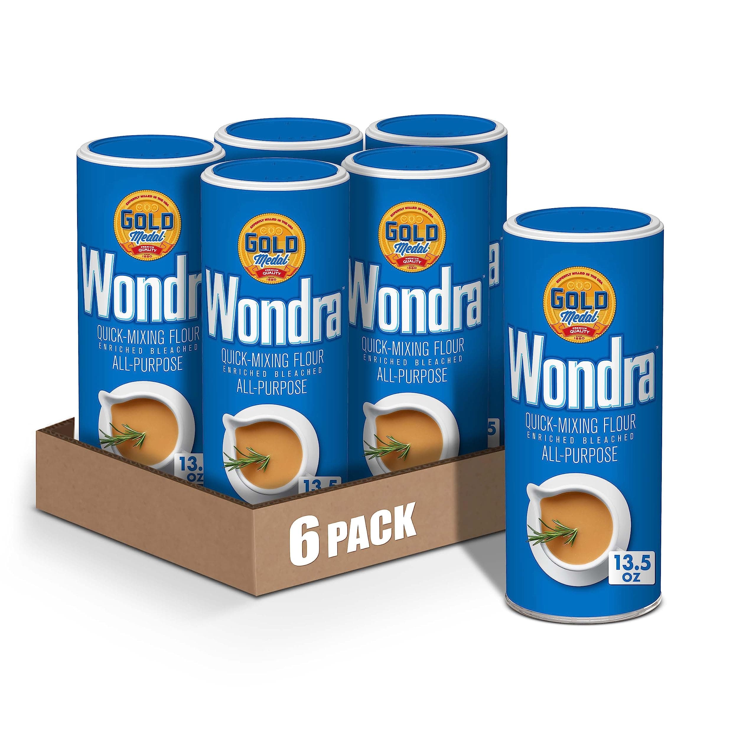 Gold Medal Wondra Pour 'N Shake, 13.5 oz (Pack of 6)