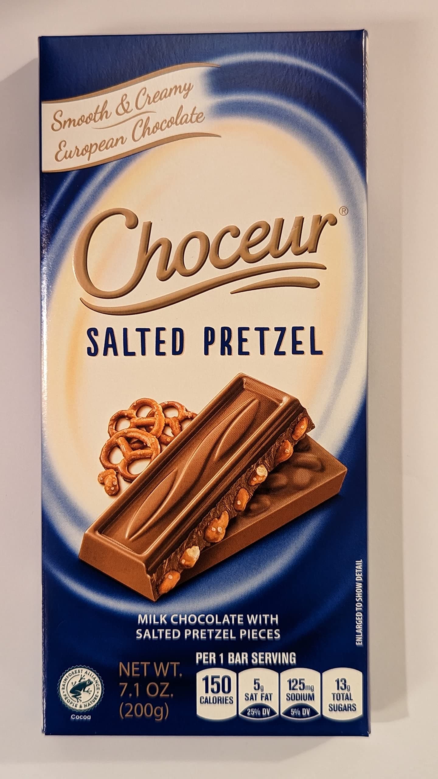 Smooth & Creamy European Chocolate: Crunchy Salted Caramel, Milk Caramel, Salted Pretzel (Salted Pretzel)