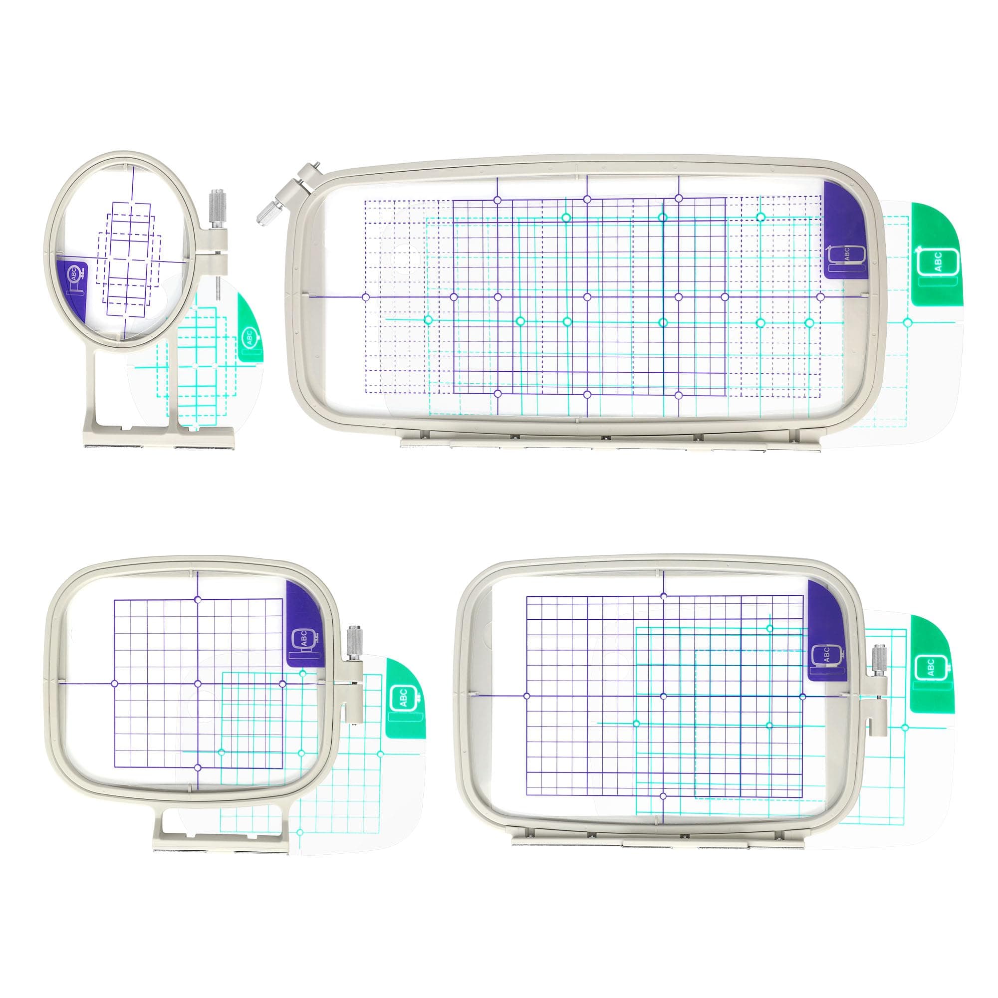 Sew Tech Embroidery Hoops for Brother PE800 PE810L PE770 780D PE700 PC6500 Brother Innovis 1250 700 Babylock Sewing and Embroidery Machine