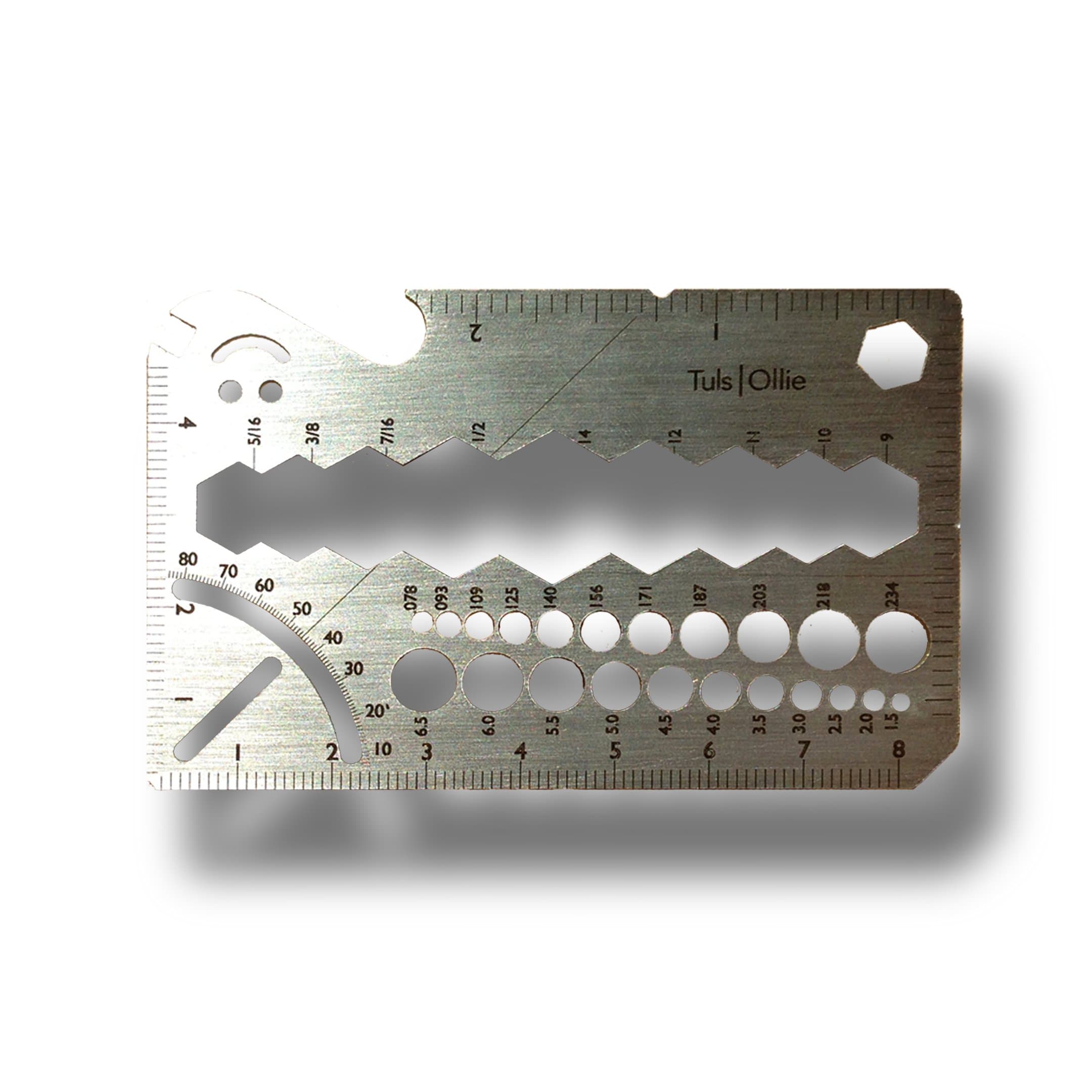 Tuls | Ollie Stainless Steel - credit card sized compact pocket tool