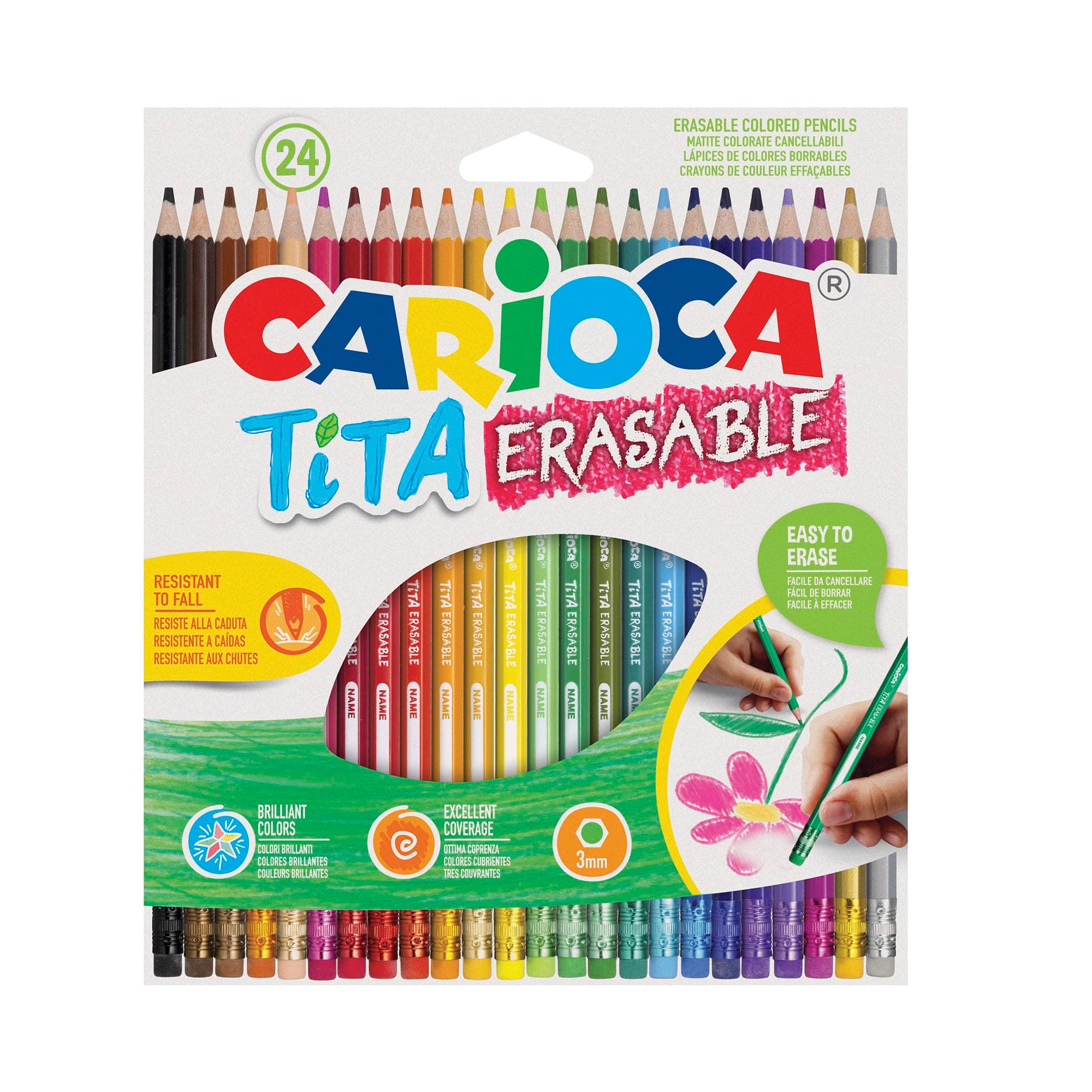 Tita Erasable 24pcs Colored Pencils