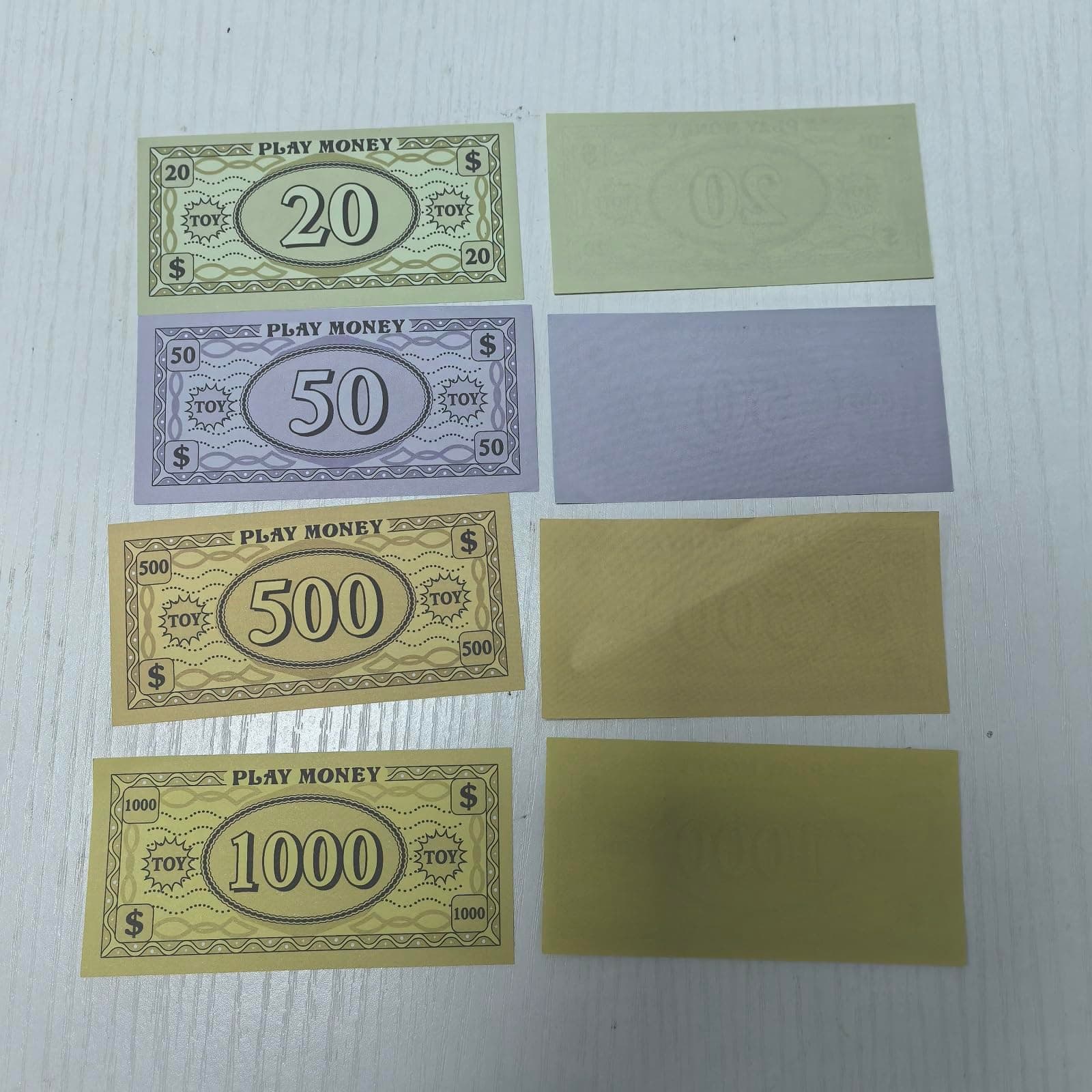 RIFENDA 300 pcs Prop Money Movie Props Play Money for Kids Number Learning Education Toys, Develops Early Math Skills, Girls Boys Birthday