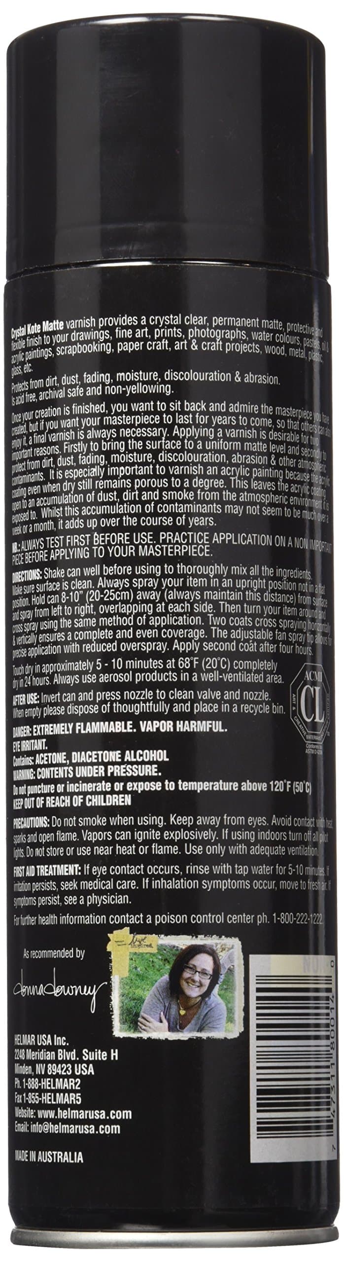 Helmar USA Crystal Kote Matte Varnish