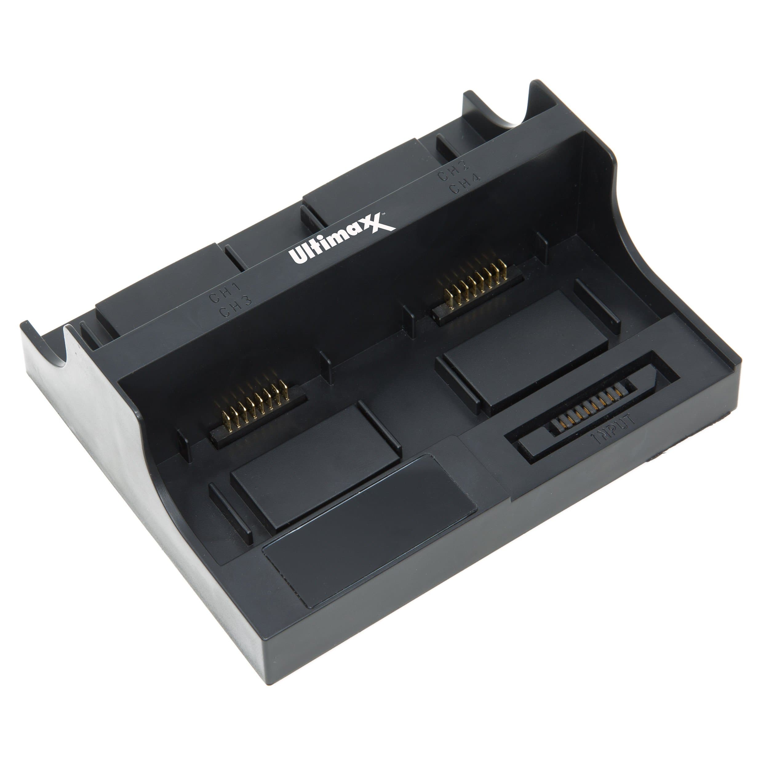 Ultimaxx DJI Mavic Air Accessories, 4 in 1 Rapid Battery Smart Charger Doc Multi Battery Intelligent Charging Hub with Charge Indicator LCD Display