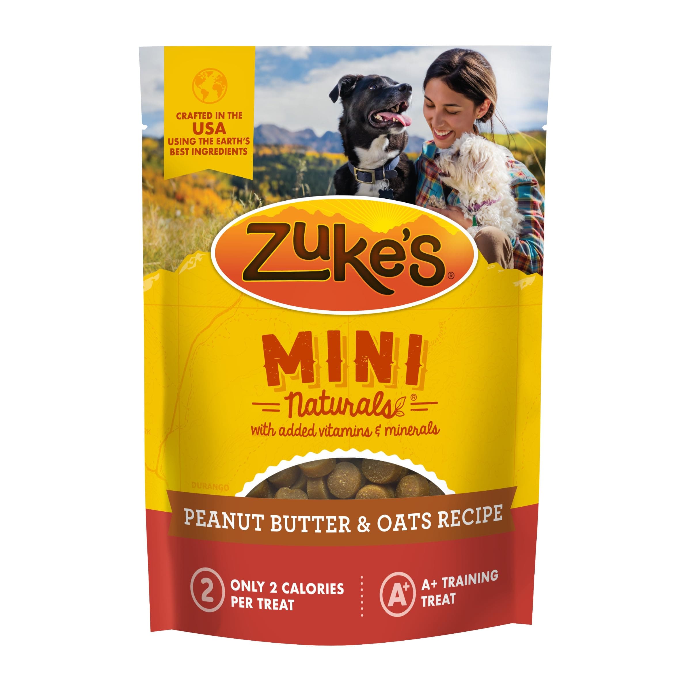Zuke's`s Mini Naturals Dog Treat Peanut Butter 1lb