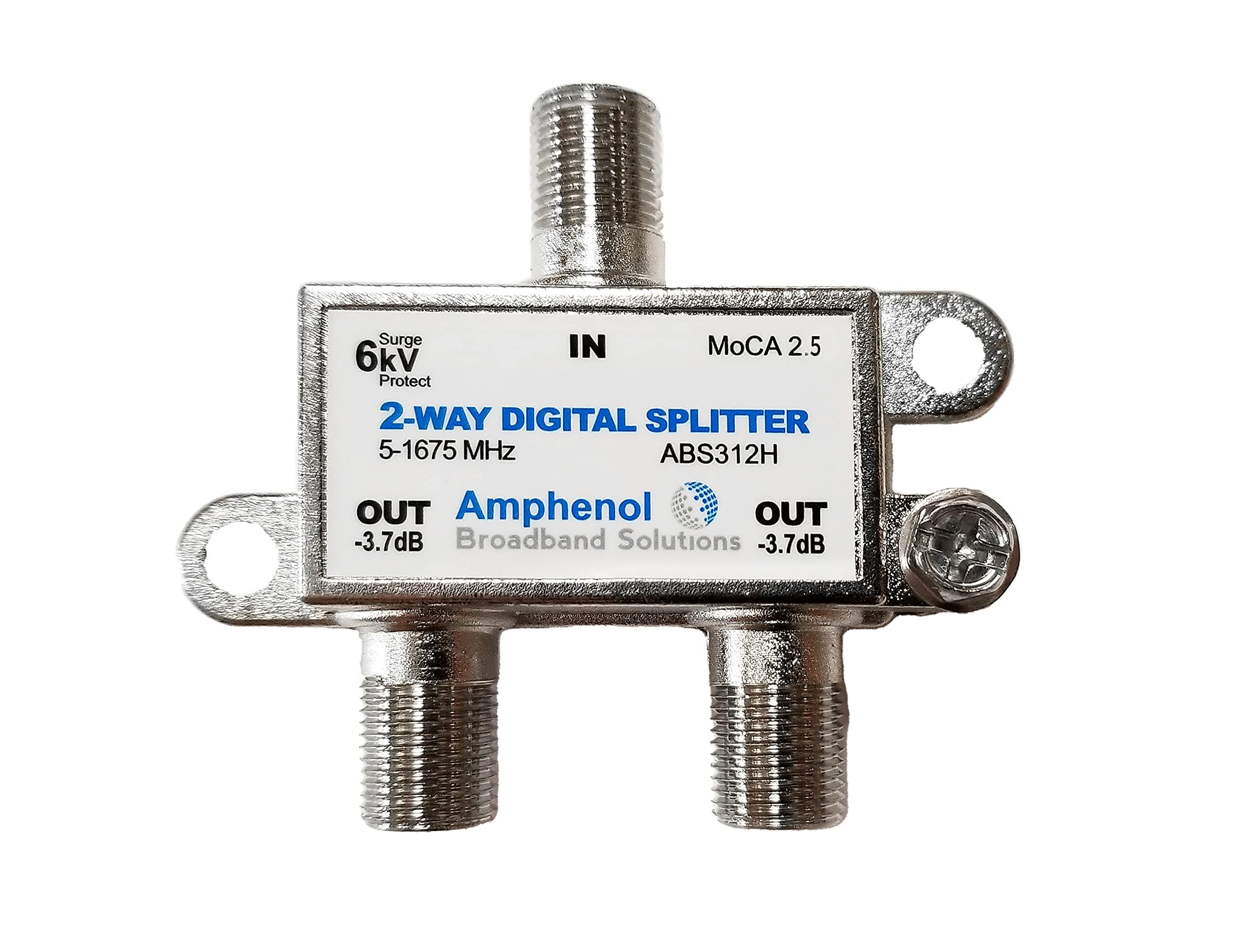 2-Way Digital Coaxial Splitter MoCA 2.5 ABS312H