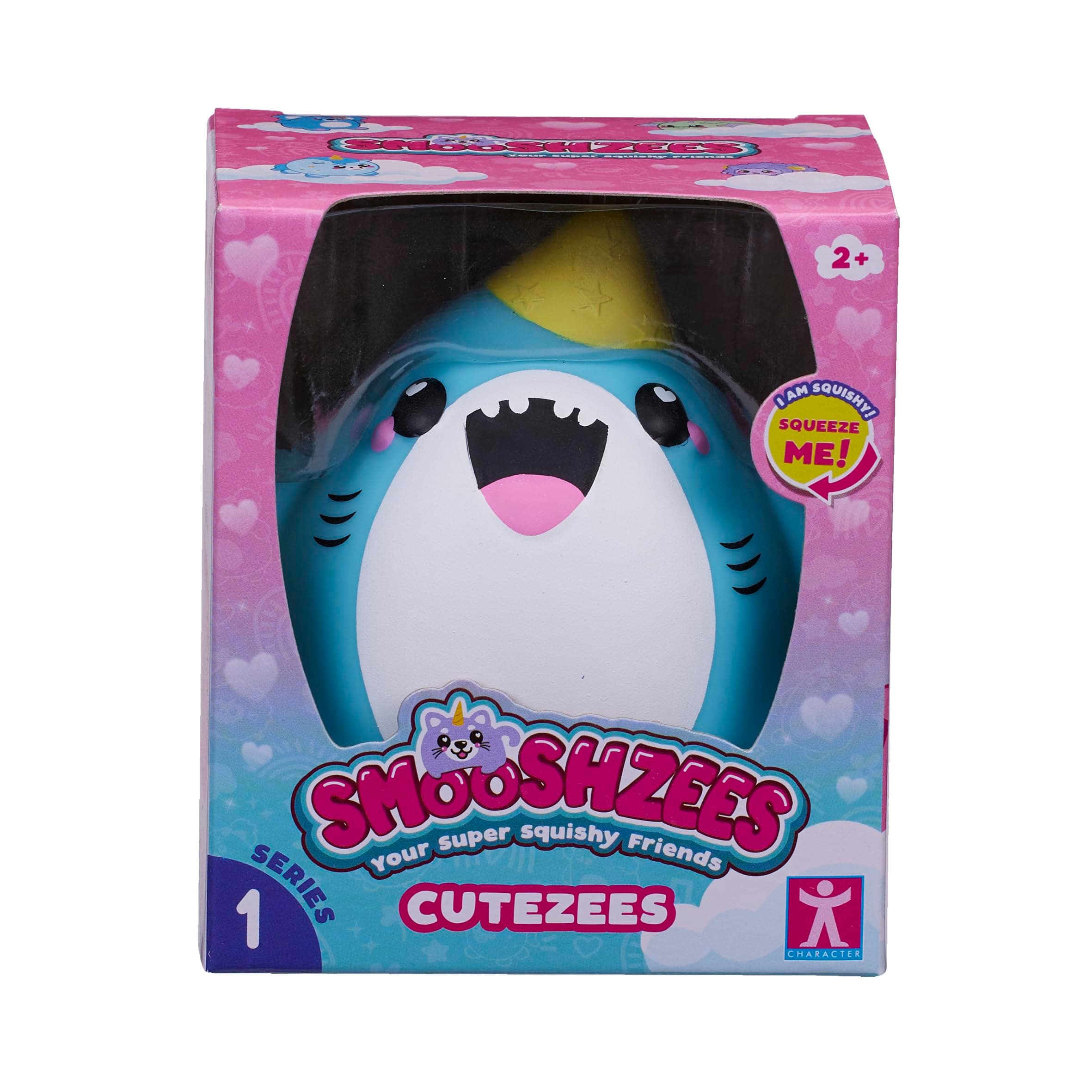 Cutezees Snaws, Blue Shark, Collectable Characters, Supersoft, Cuddly and Squishy!