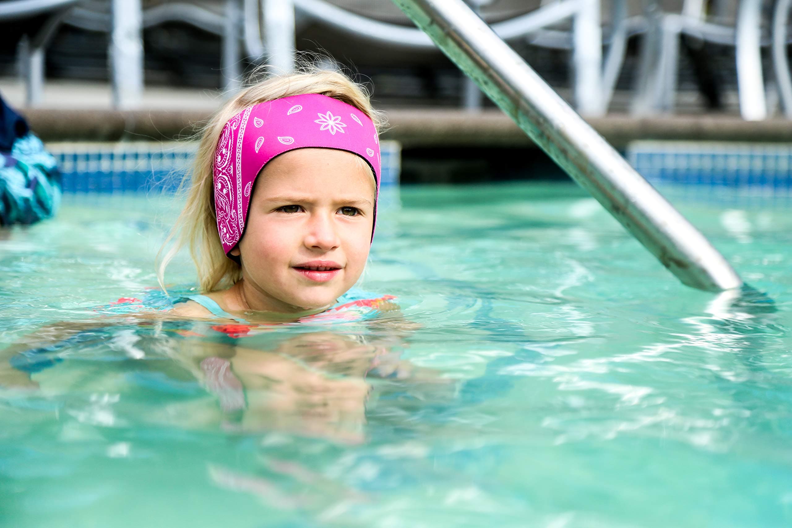 The Good Ears Swimming headband for babies - toddlers - kids - adults. Got Ear tubes? Want to avoid them altogether? Try our swimming headband!