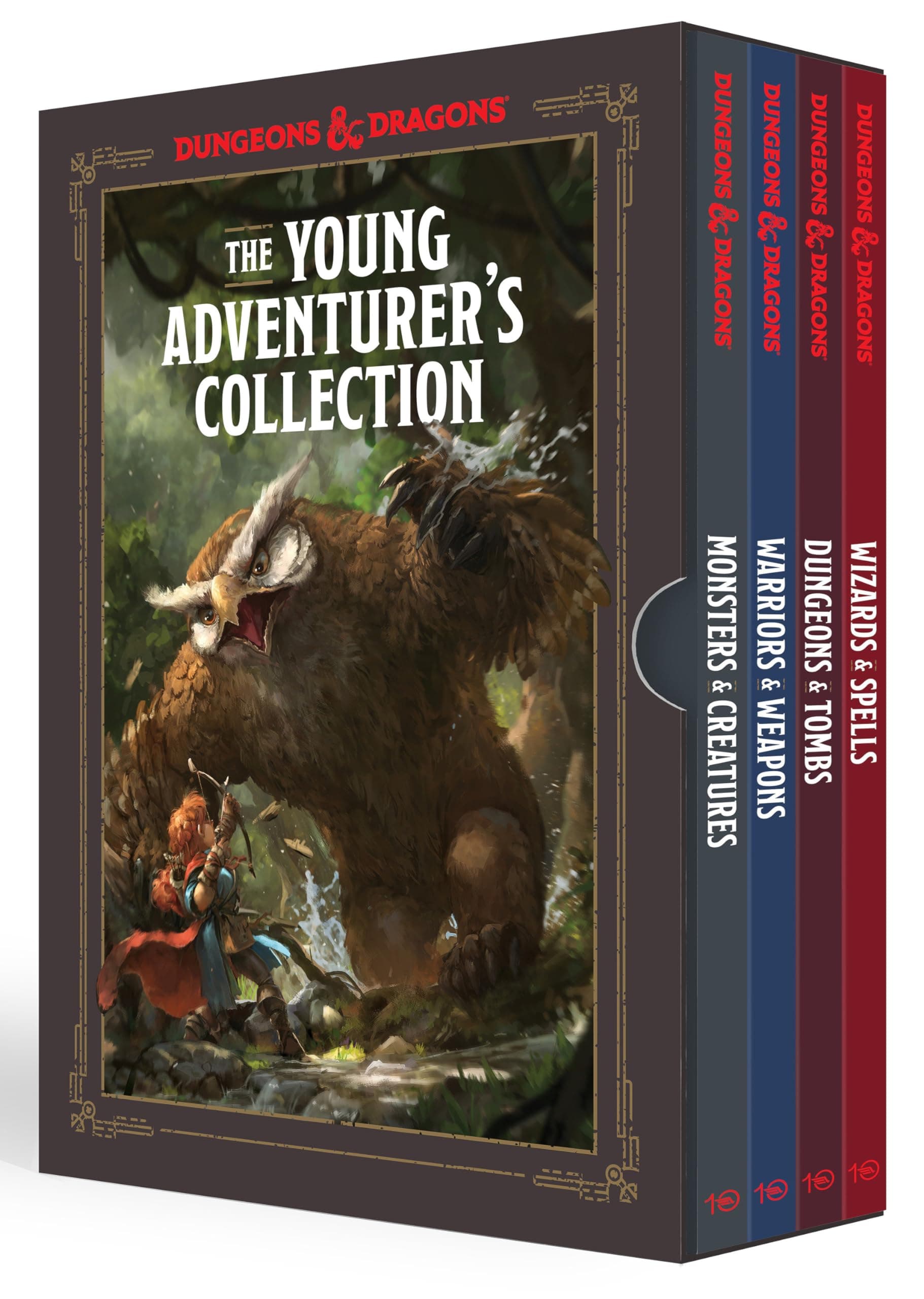 The Young Adventurer’s Collection: Monsters and Creatures, Warriors and Weapons, Dungeons and Tombs, Wizards and Spells (Dungeons and Dragons 4-Book Boxed Set)