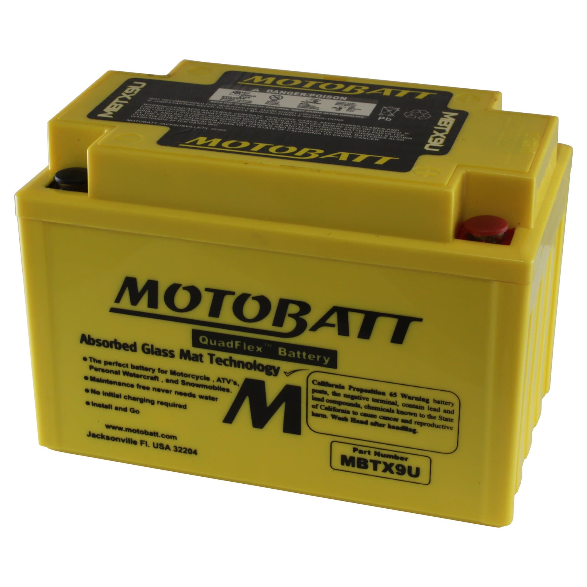 Battery MBTX9U Fully Sealed CTX9-BS, CT12ABS, CTZ12S, CTZ14S(8)