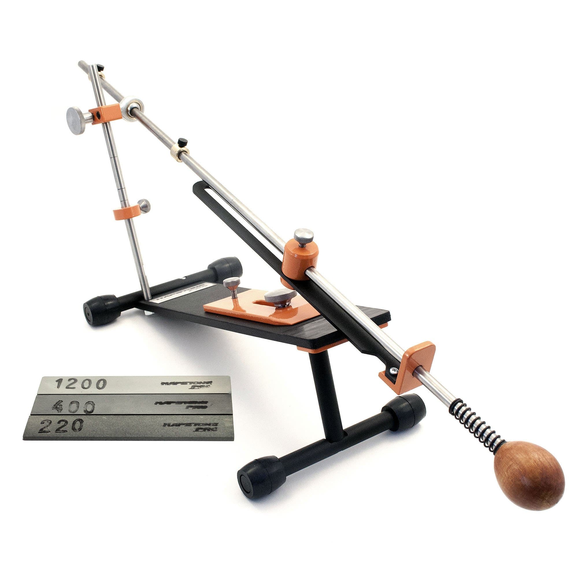 Hapstone Pro Knife Sharpener (Basic Stone Bundle)