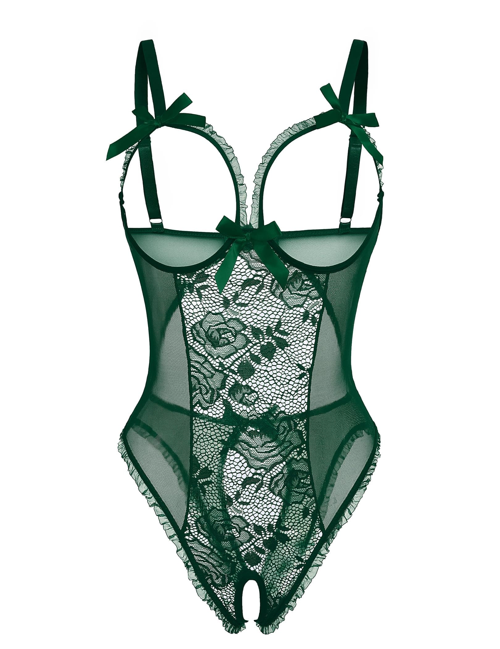 Women One Piece Lingerie Sexy Lace Babydoll Mini Bodysuit