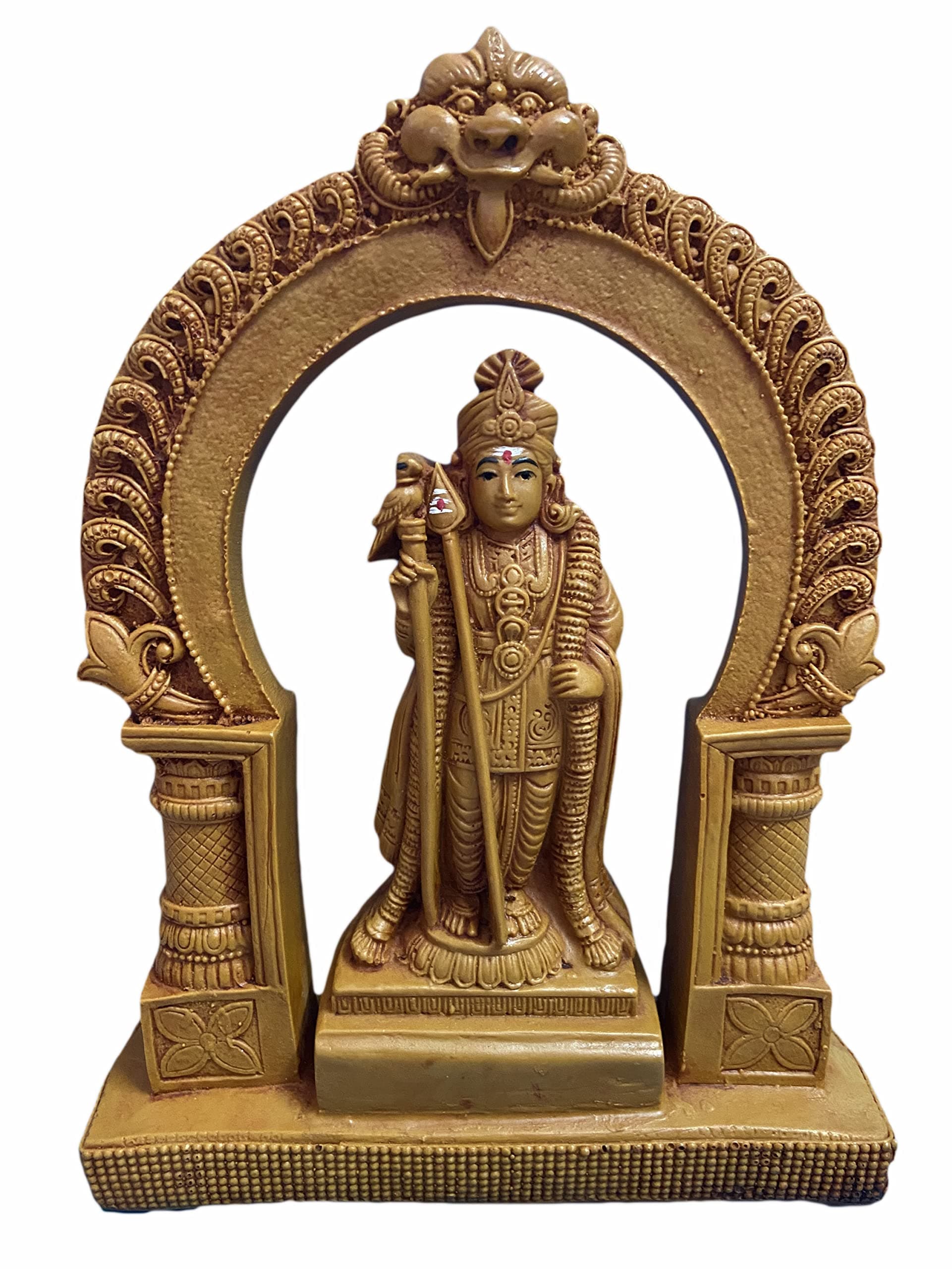 RS Sri Palani Raja Murugan/Dhandayuthapani/Kanda Swamy Statue Idol for Pooja Room,Office and Home Decorative Figurine 22cm (L 4223-L)
