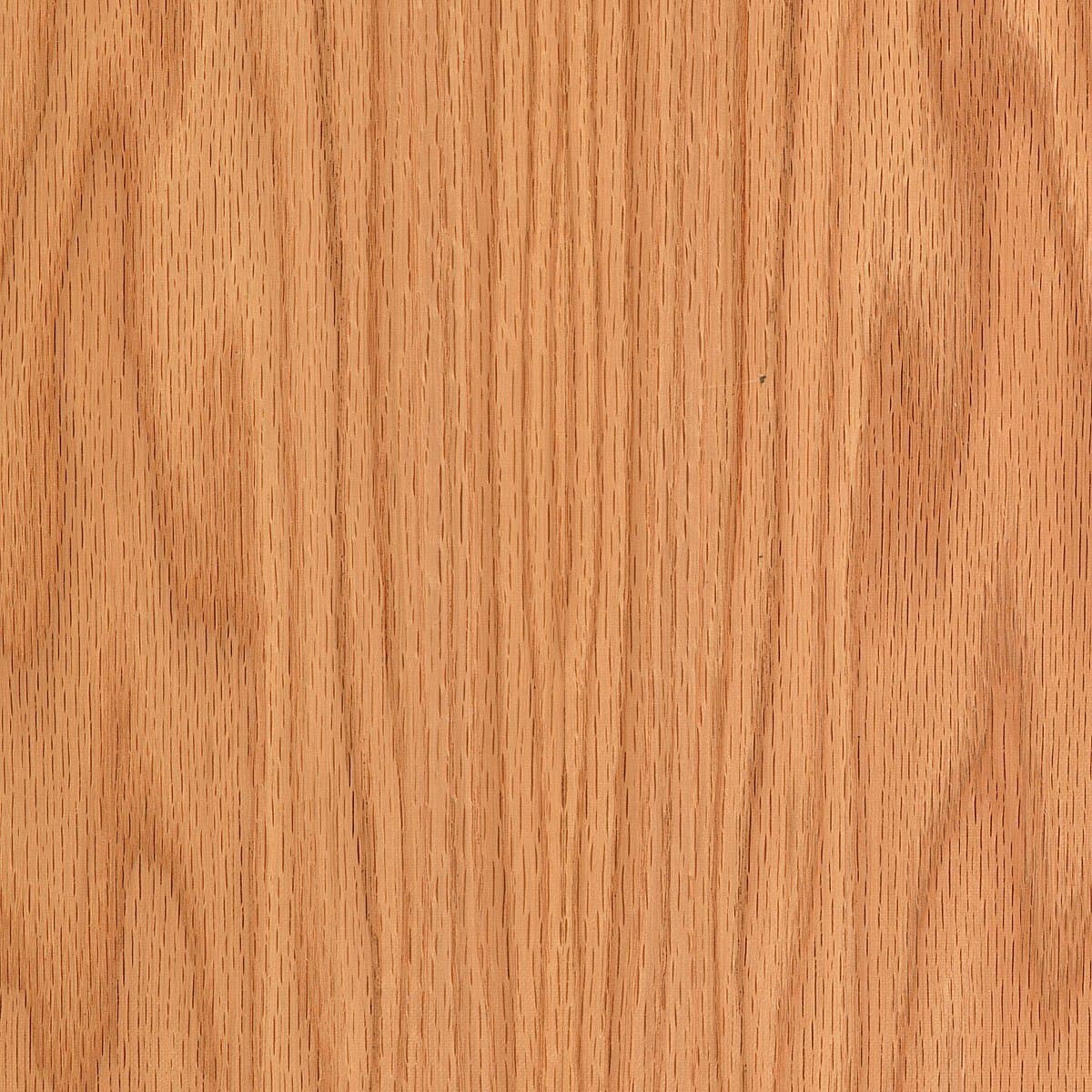 Wood-All Red Oak Wood Veneer Sheet, Plain Sliced/Flat Cut, 24x96, "A" Grade, 10 mil Peel and Stick PSA Backer