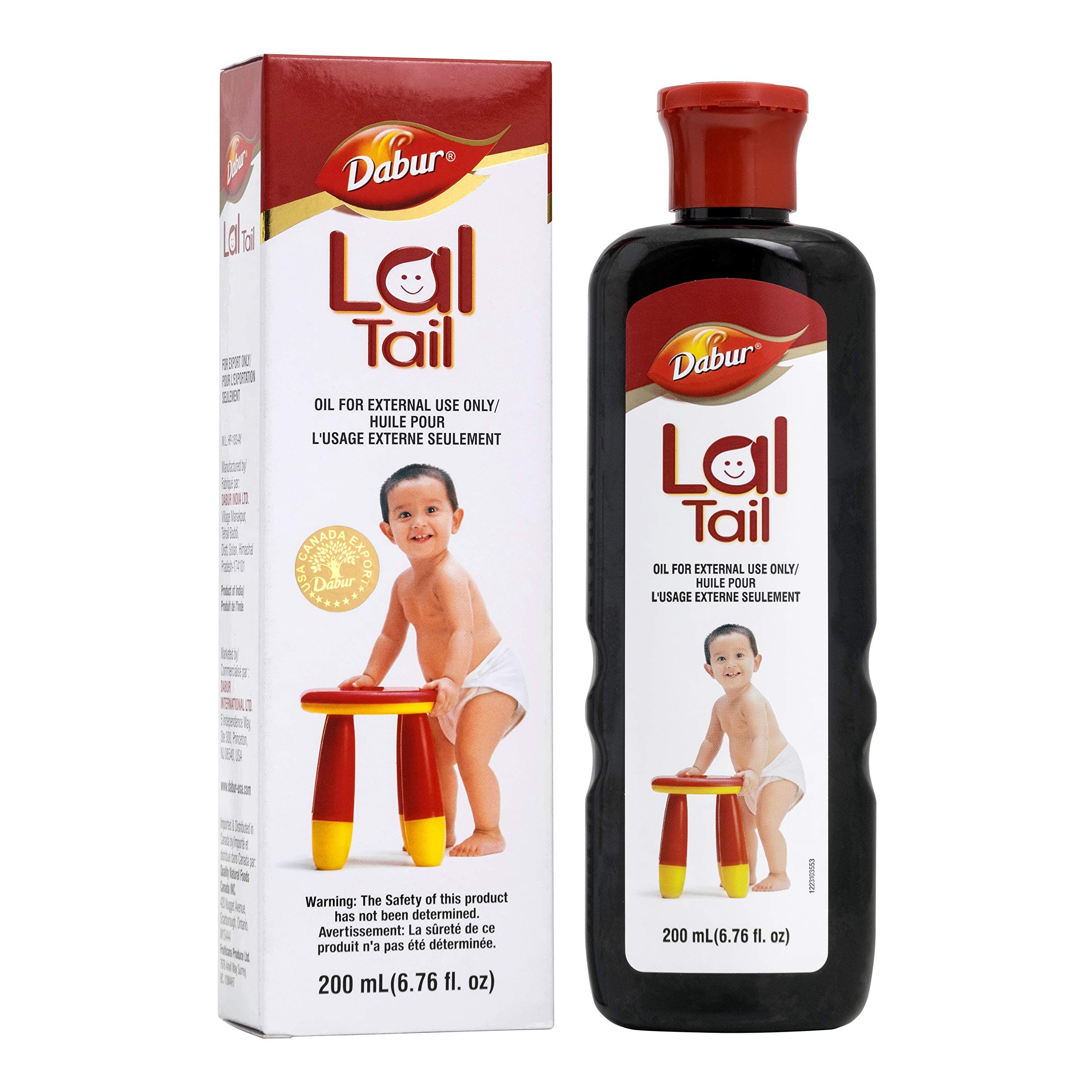 Dabur Lal Tail (Massage Oil with Sesame Oil & Camphor) 200ml Red