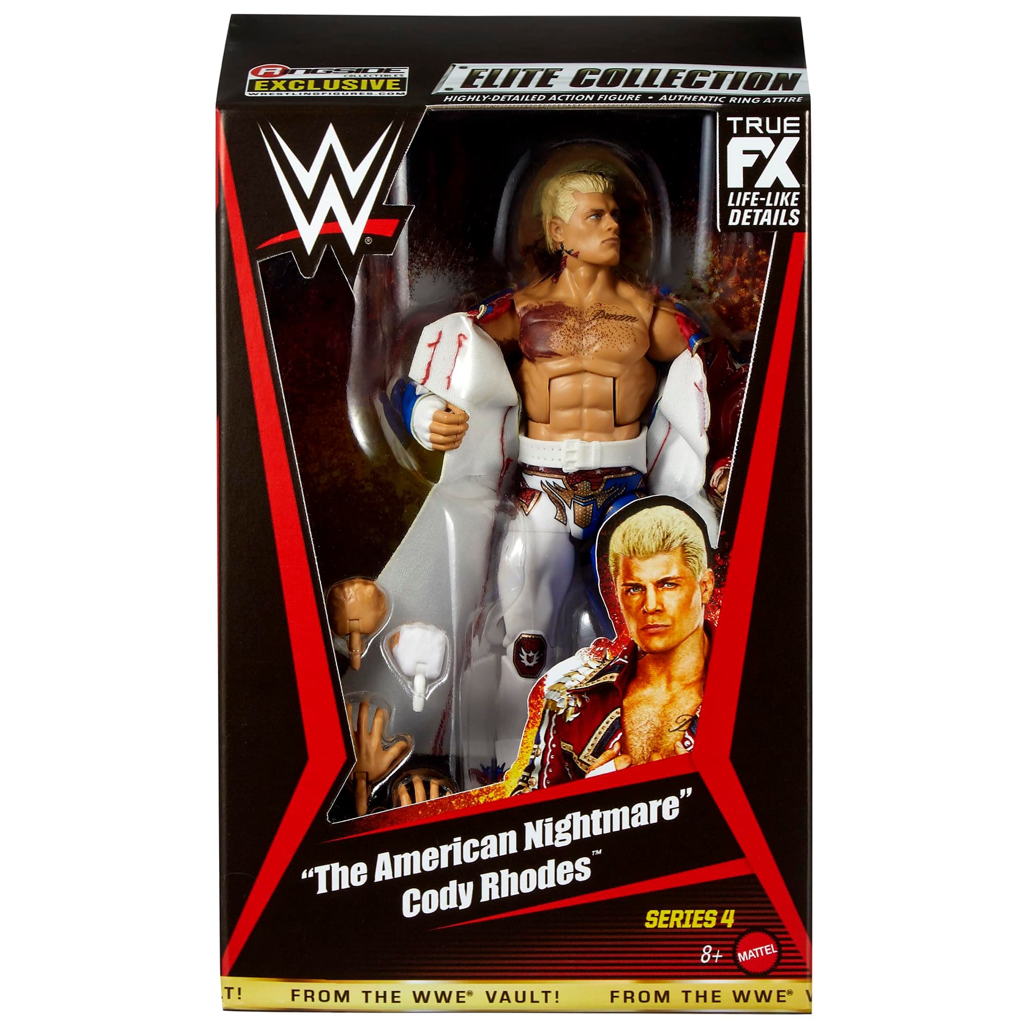 WWE Cody Rhodes (Bruised) from The Vault Ringside Exclusive Series 4
