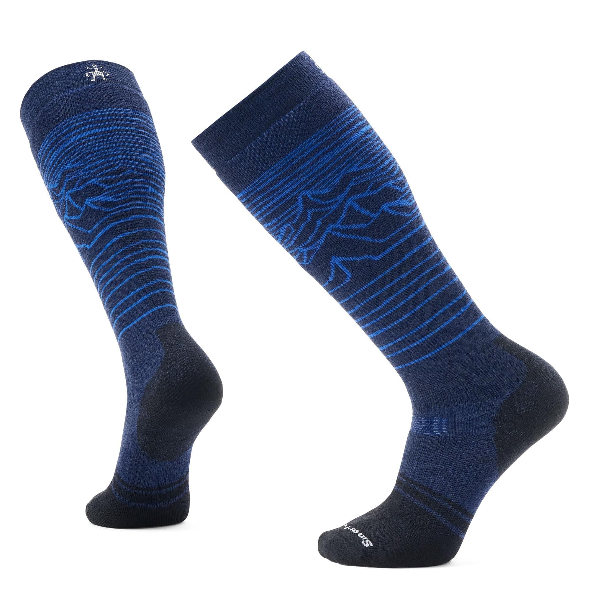 Smartwool Men's Snowboard Full Cushion Iguchi Pattern Over The Calf Socks