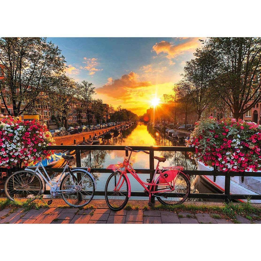 XLWJ1 DIY Present Jigsaw Puzzle 500/1000/2000/5000/6000 Pieces For Kids Adult Elderly, Large Difficult Wooden Mosaic Painting Gift Landscape Sunset, Decompression Toy (Size : 500 PCS)