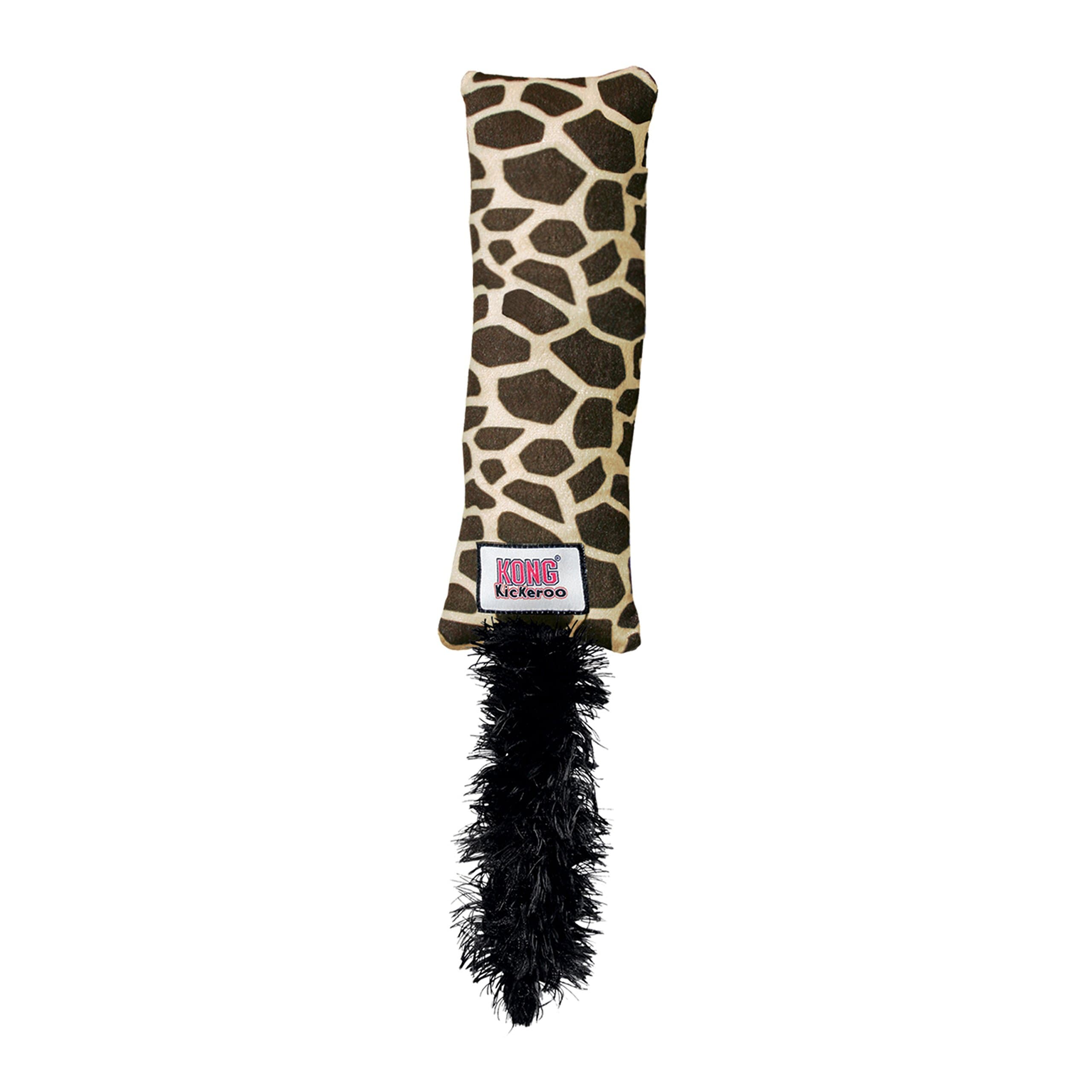 KONG - Kickeroo Giraffe Pattern - Play Enticing Cat Toy, North American Premium Catnip