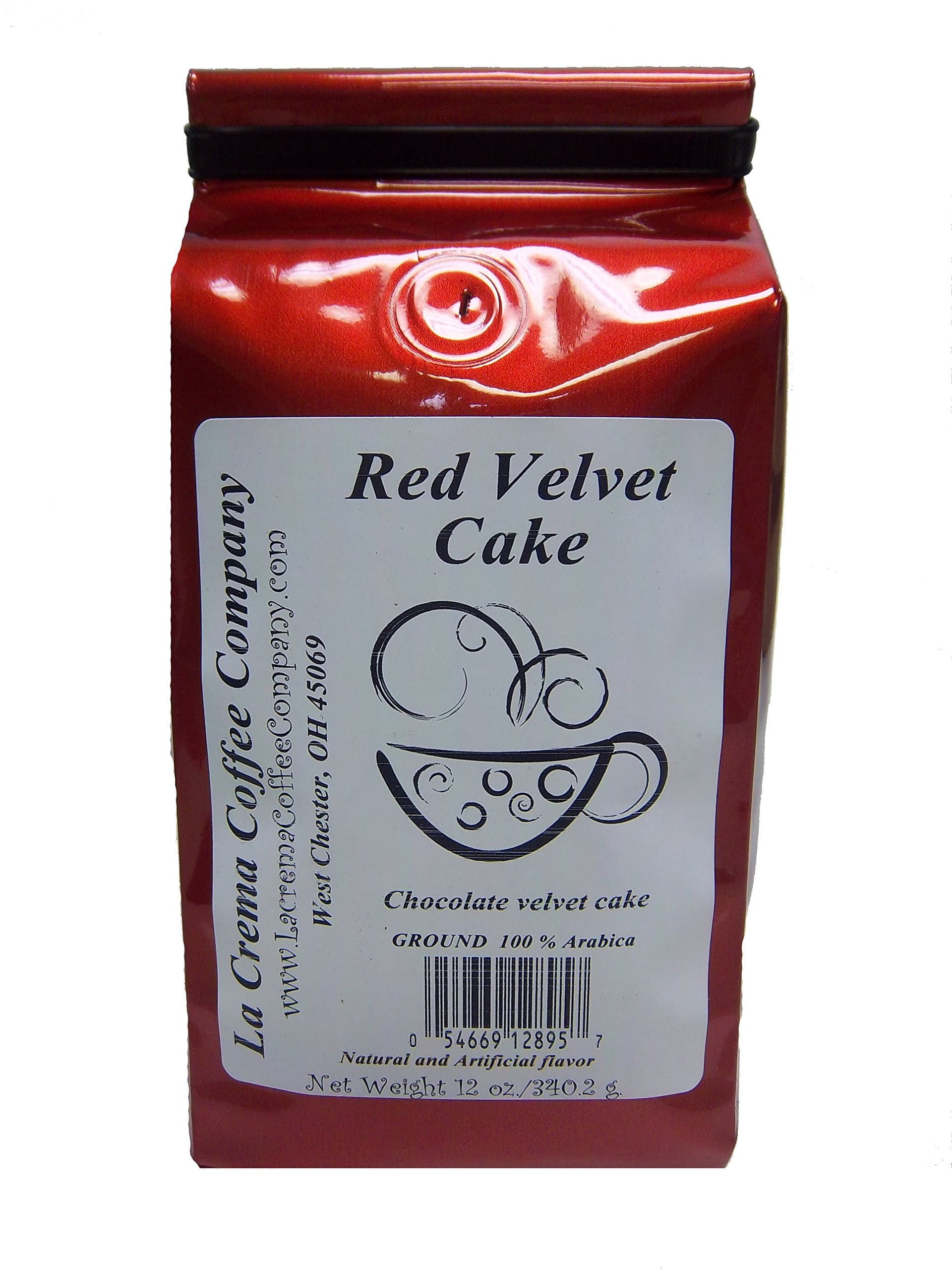 La Crema Coffee Company 2 Piece Cake, Red Velvet, 12 Ounce