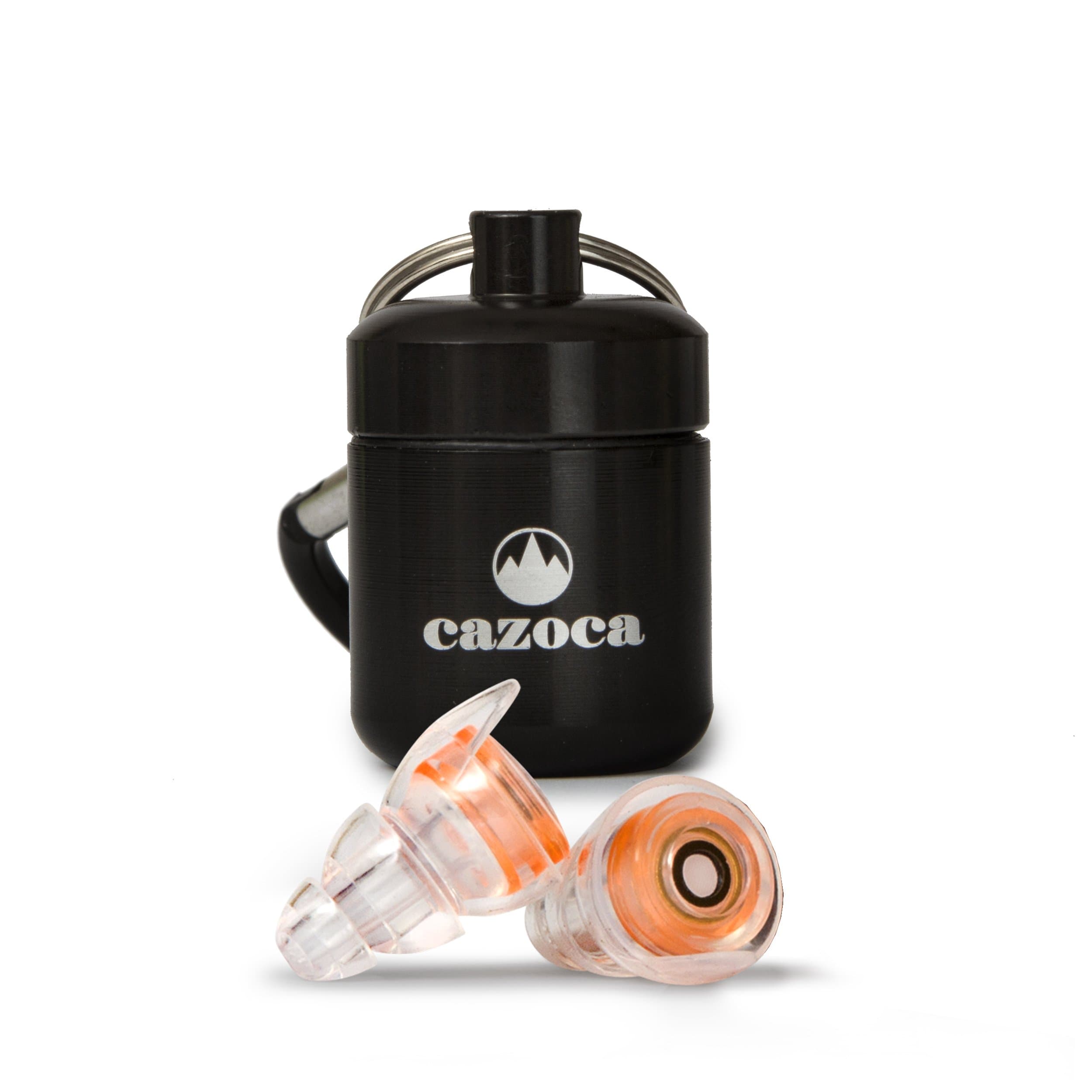High Fidelity Earplugs Cazoca – The Perfect Hearing Protection – with Silicone Triple Flange – for Musicians, Workmen, Concerts, Night Clubs, Other Similar Events – Does Not Muffle Music or Voices.