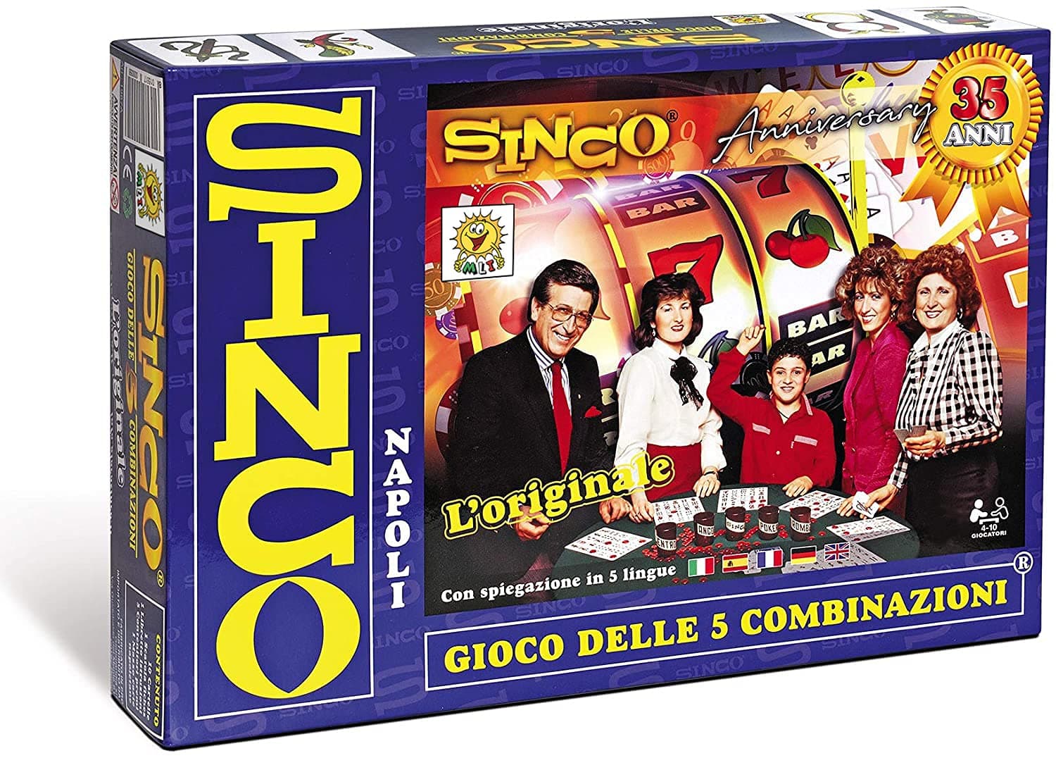 MLI SINCO Game Of 5 Combinations - Deluxe Edition - Tombola, Board Game, Merchant In Alternative Fair