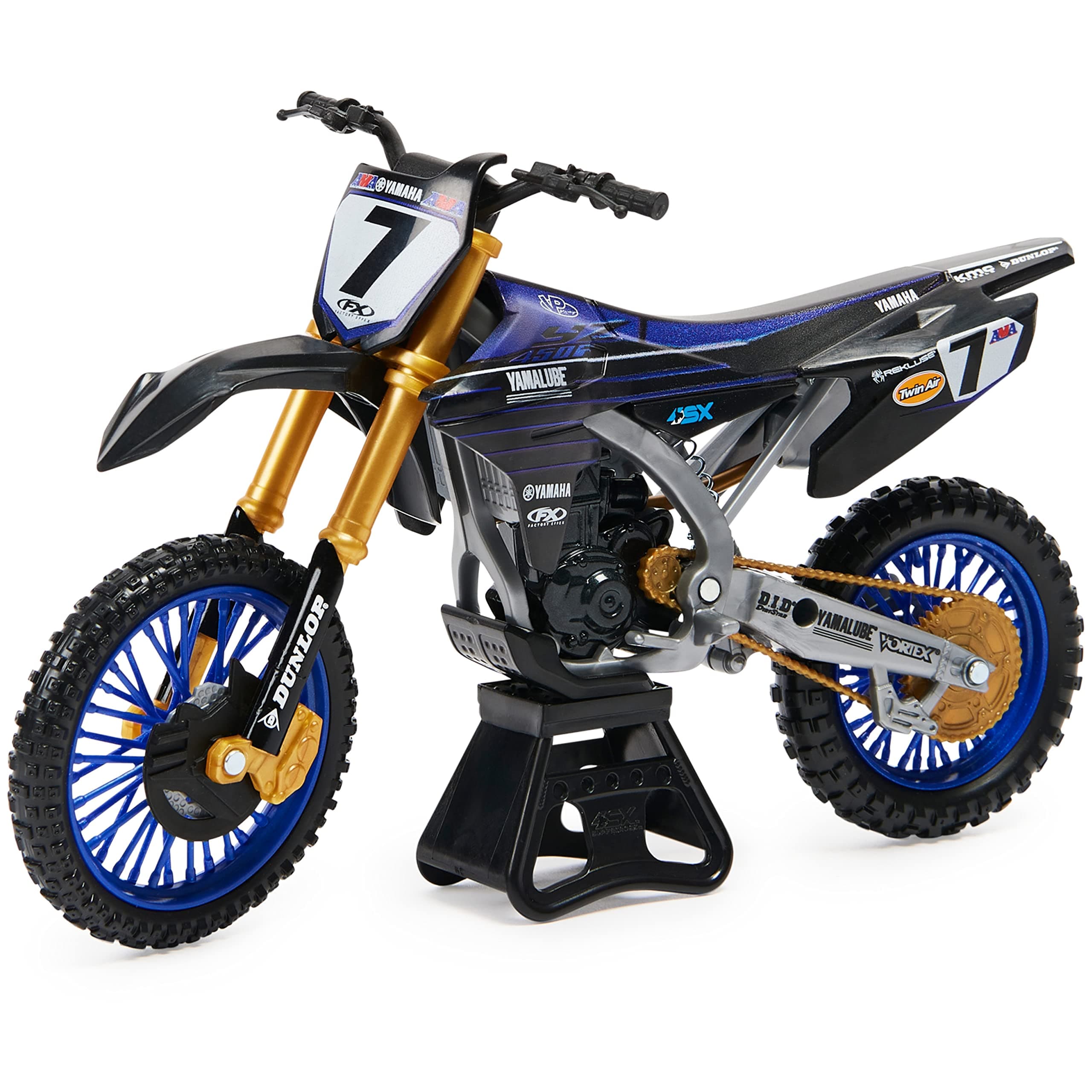 Supercross, Authentic Arron Plessinger 1:10 Scale Collector Die-Cast Toy Motorcycle Replica with Display Stand, for Collectors and Kids Age 5 and Up