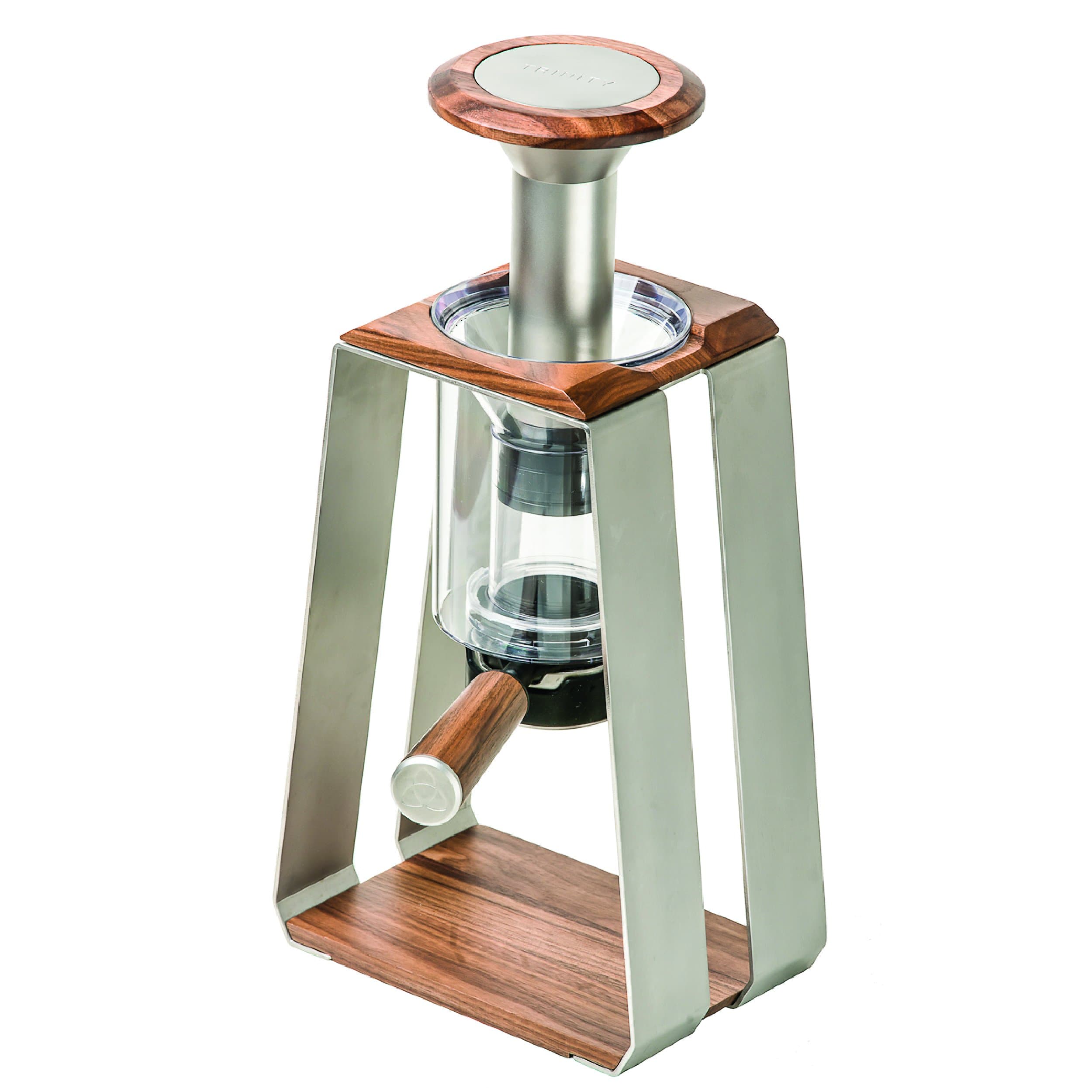 Trinity ONE Coffee Brewer, 18" H, Walnut Edition