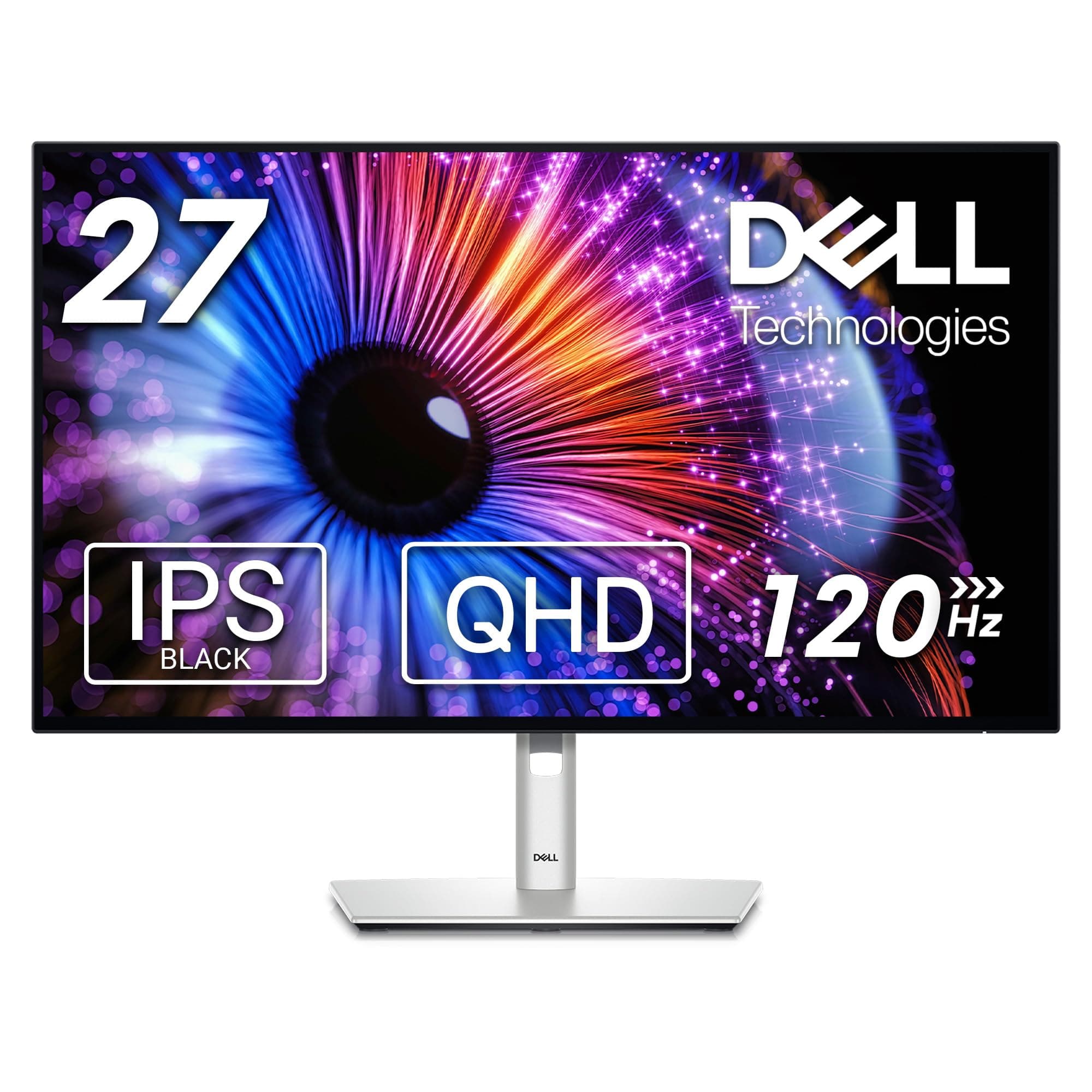 27" (68.58 Cm)Ultrasharp Hub LCD Monitor-U2724DE, 2560X1440@120Hz, Adjustability-Height, Tilt, Swivel, Pivot, 2Xdisplayport, 1Xhdmi, 2Xthunderbolt, 2Xusb-Type C 4Xusb Type-A, Audio Line Out,RJ45