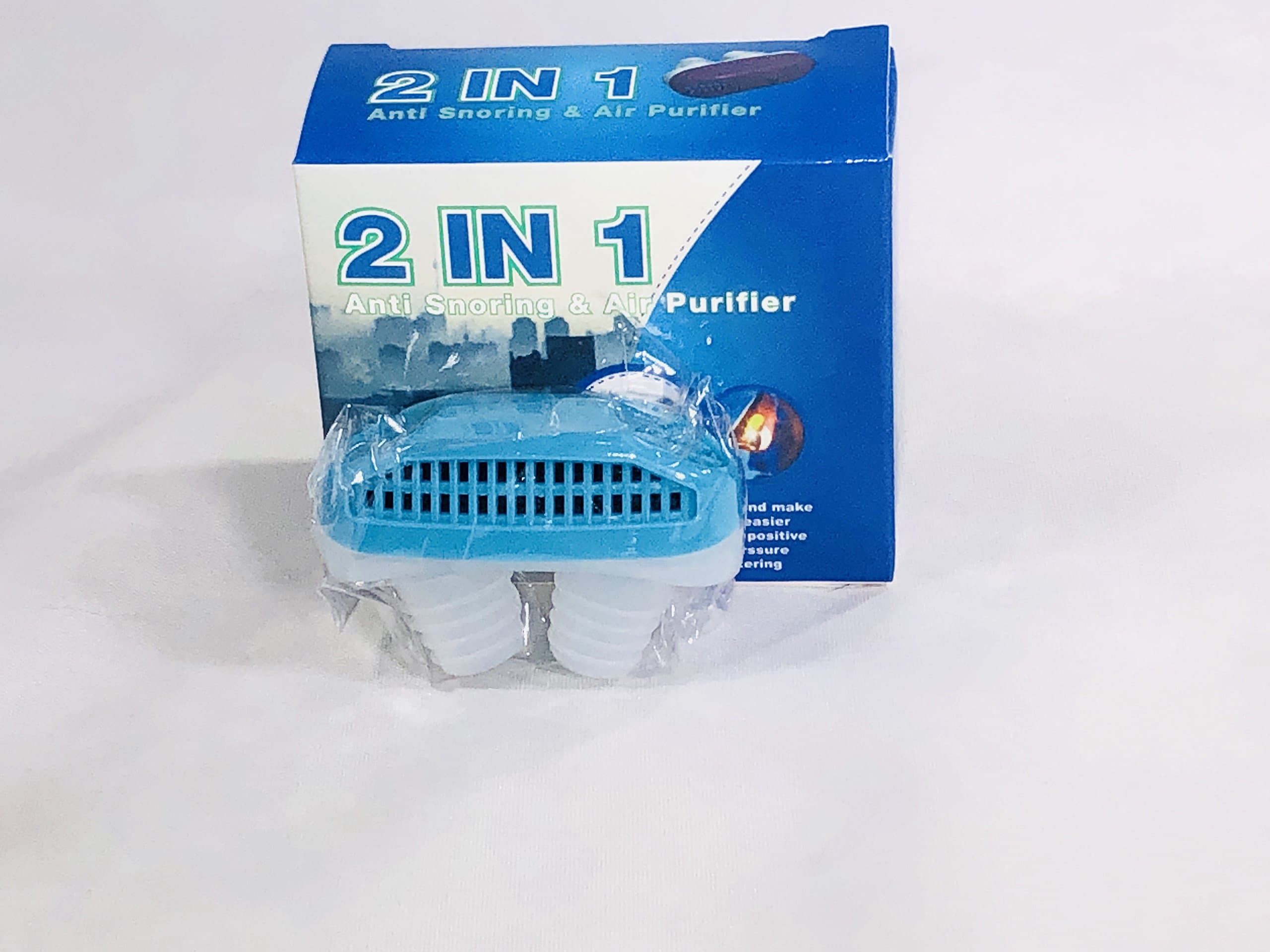 Upgraded 2 in 1 Anti Snoring Solution Air Purifier Snore Stopping Device Nose Vent Solution for Comfortable & Peaceful Sleep