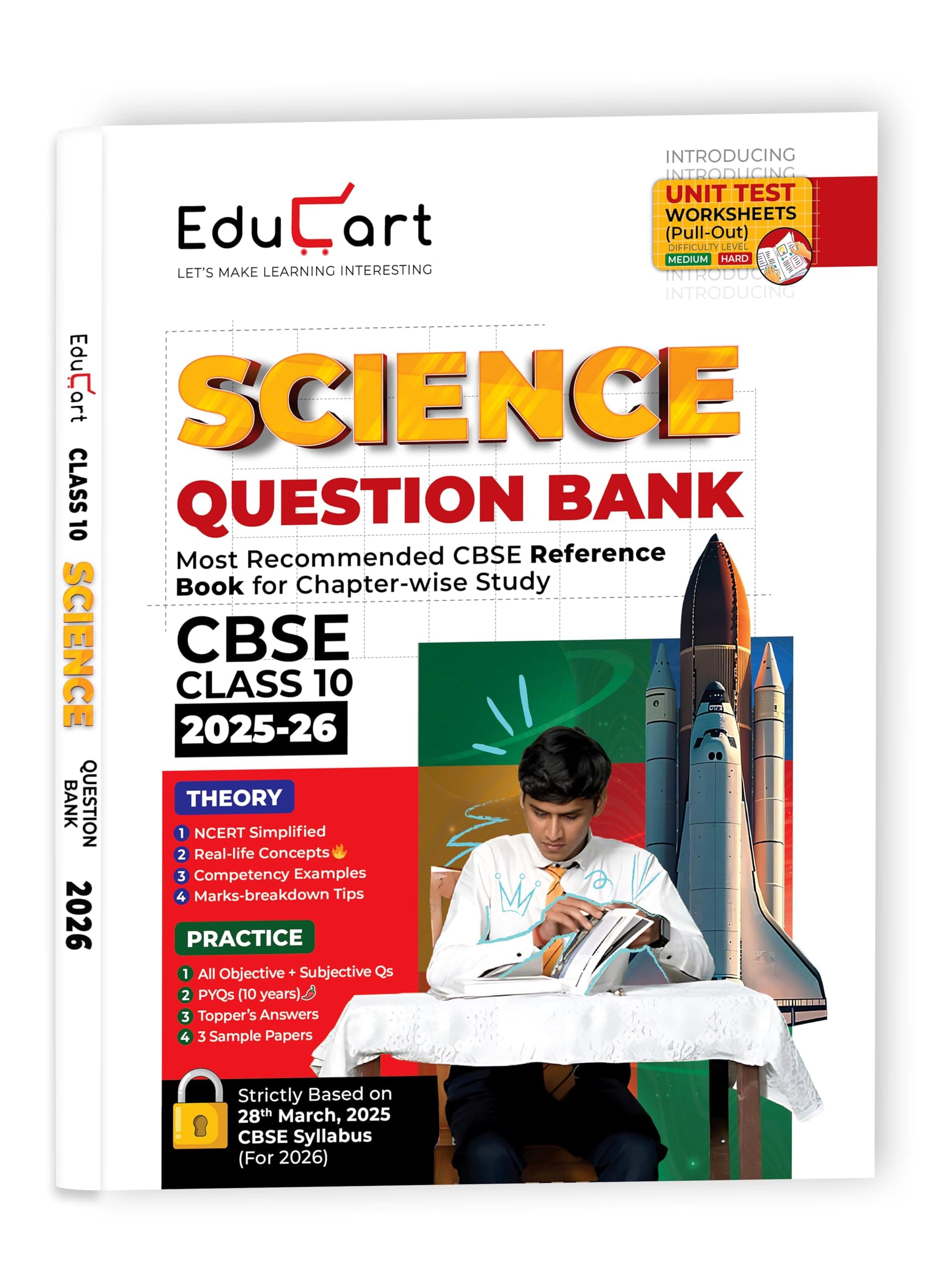 Educart Cbse Question Bank Class 10 Science 2025-26
