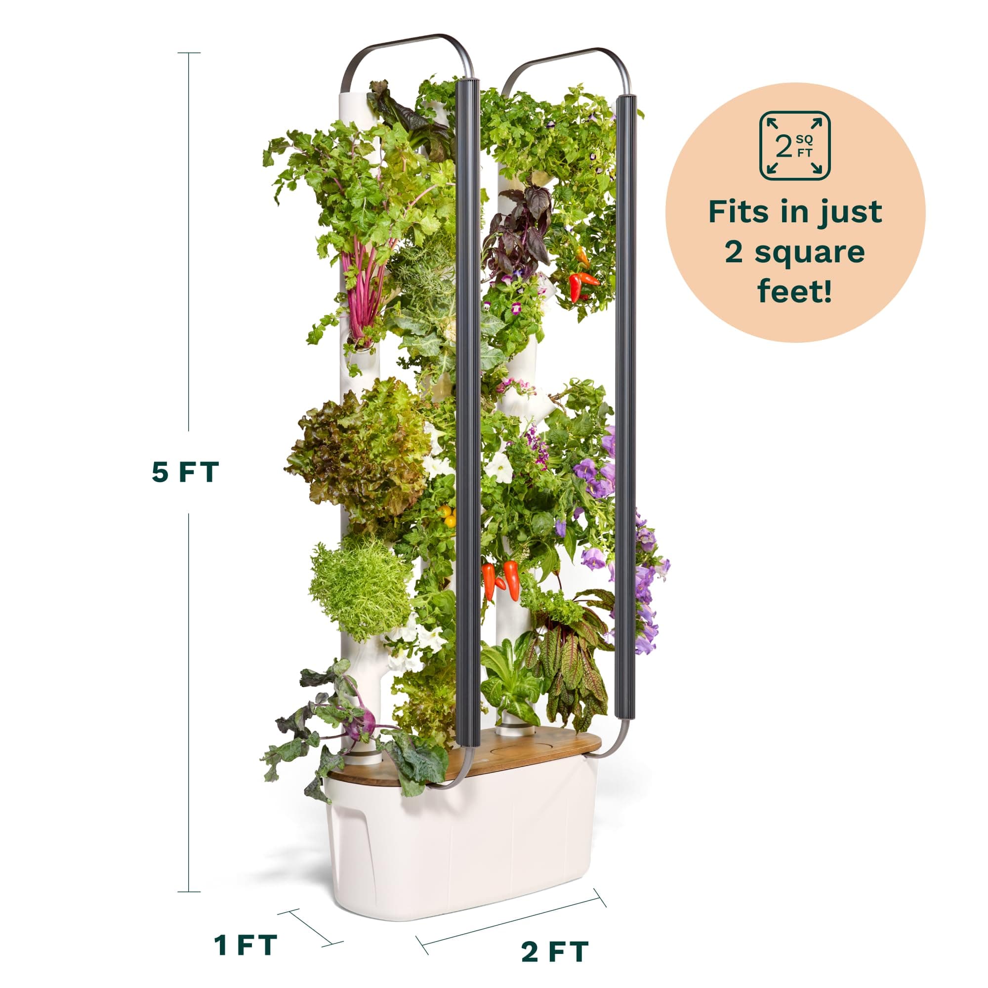Gardyn Hydroponic System 4.0 & Vertical Garden Planter | Indoor Smart Garden | 30 Non-GMO Indoor Plants, Herbs & Vegetables & LED Glow Lights for Home, Indoor & Gardening Systems