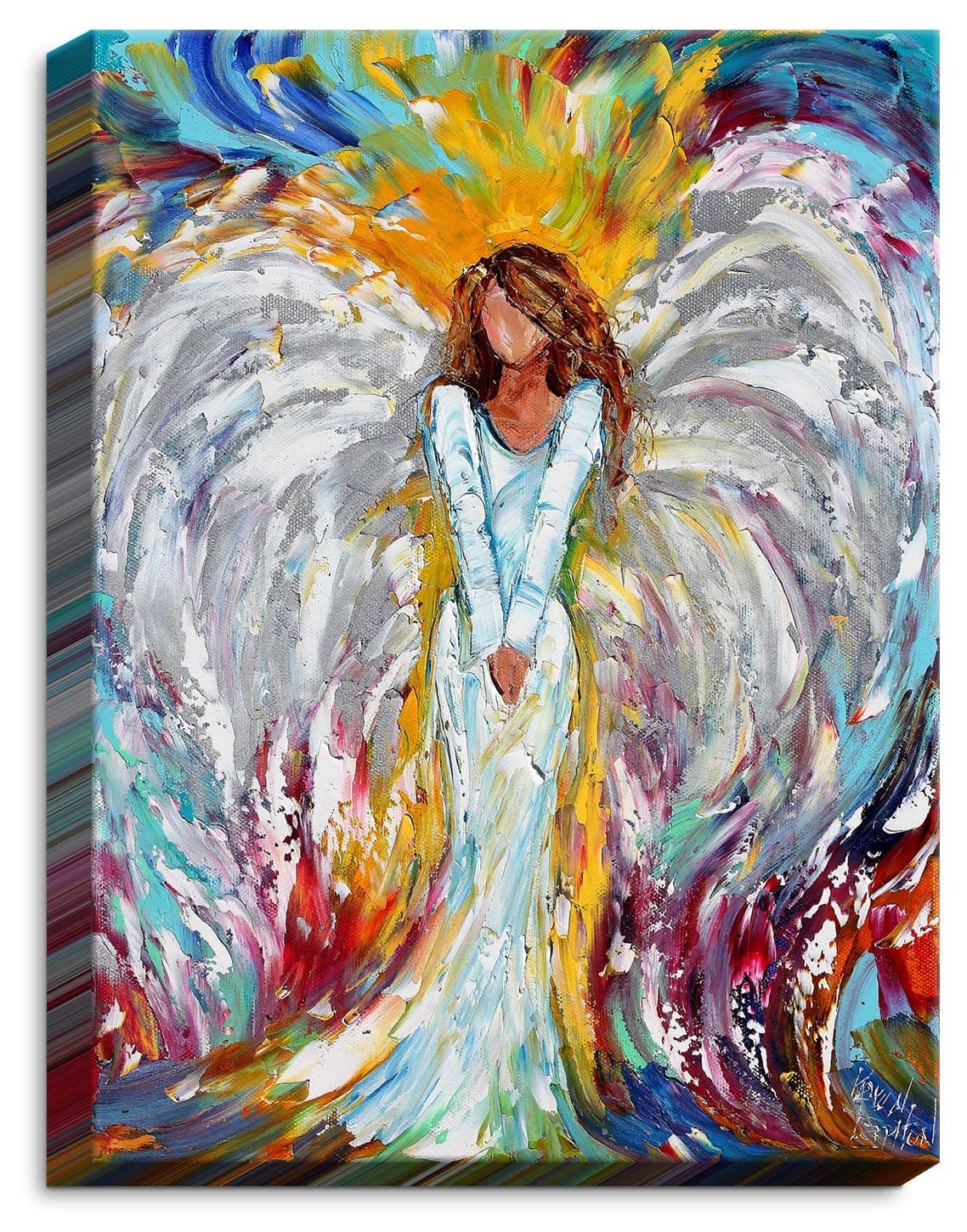 Canvas Wall Art by Karen Tarlton Angel Watching Over Me - Unique, Decorative, Artistic, Designer