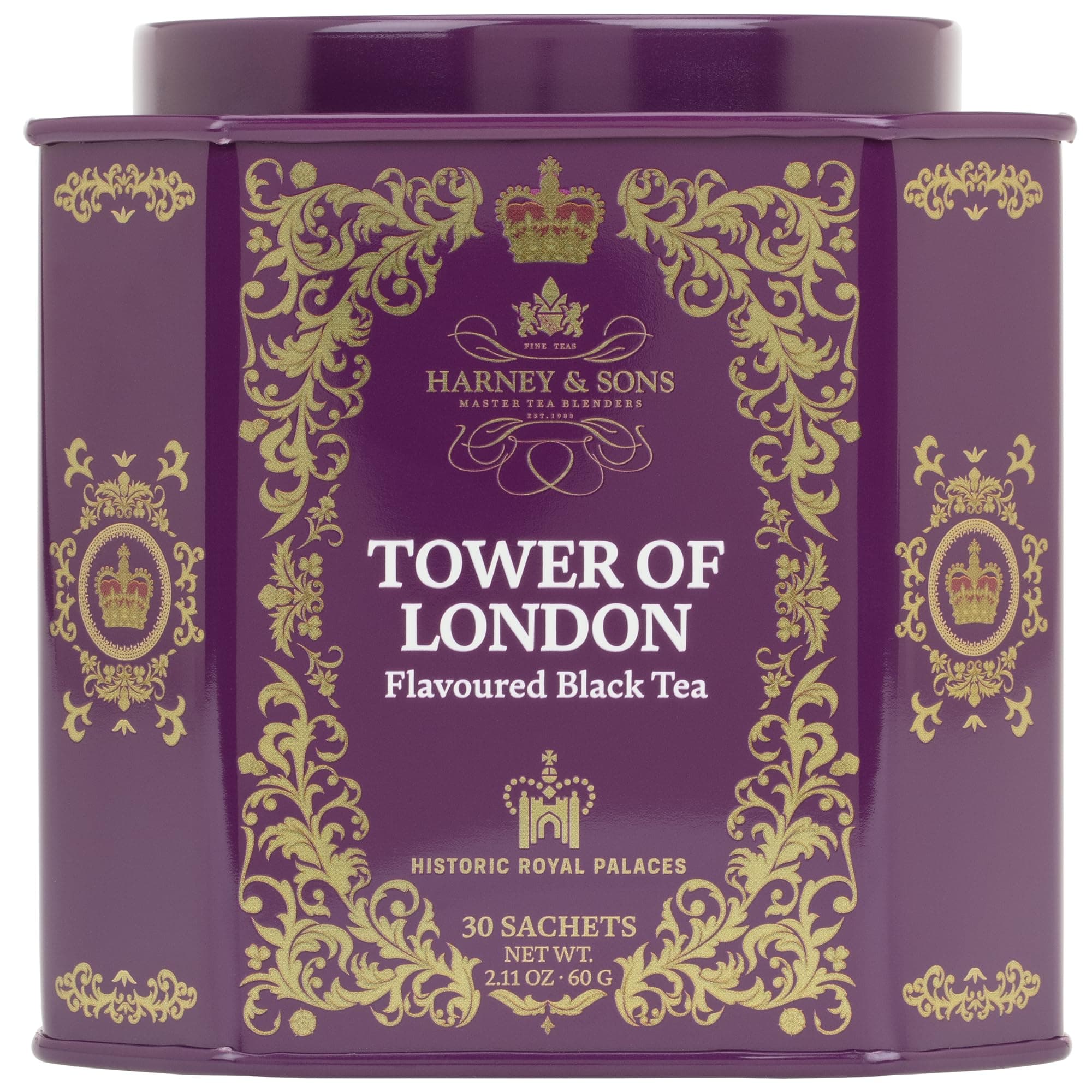 Harney & Sons, Black Tea, Tower of London, 30 Tea Bags, 60g (2.11oz)