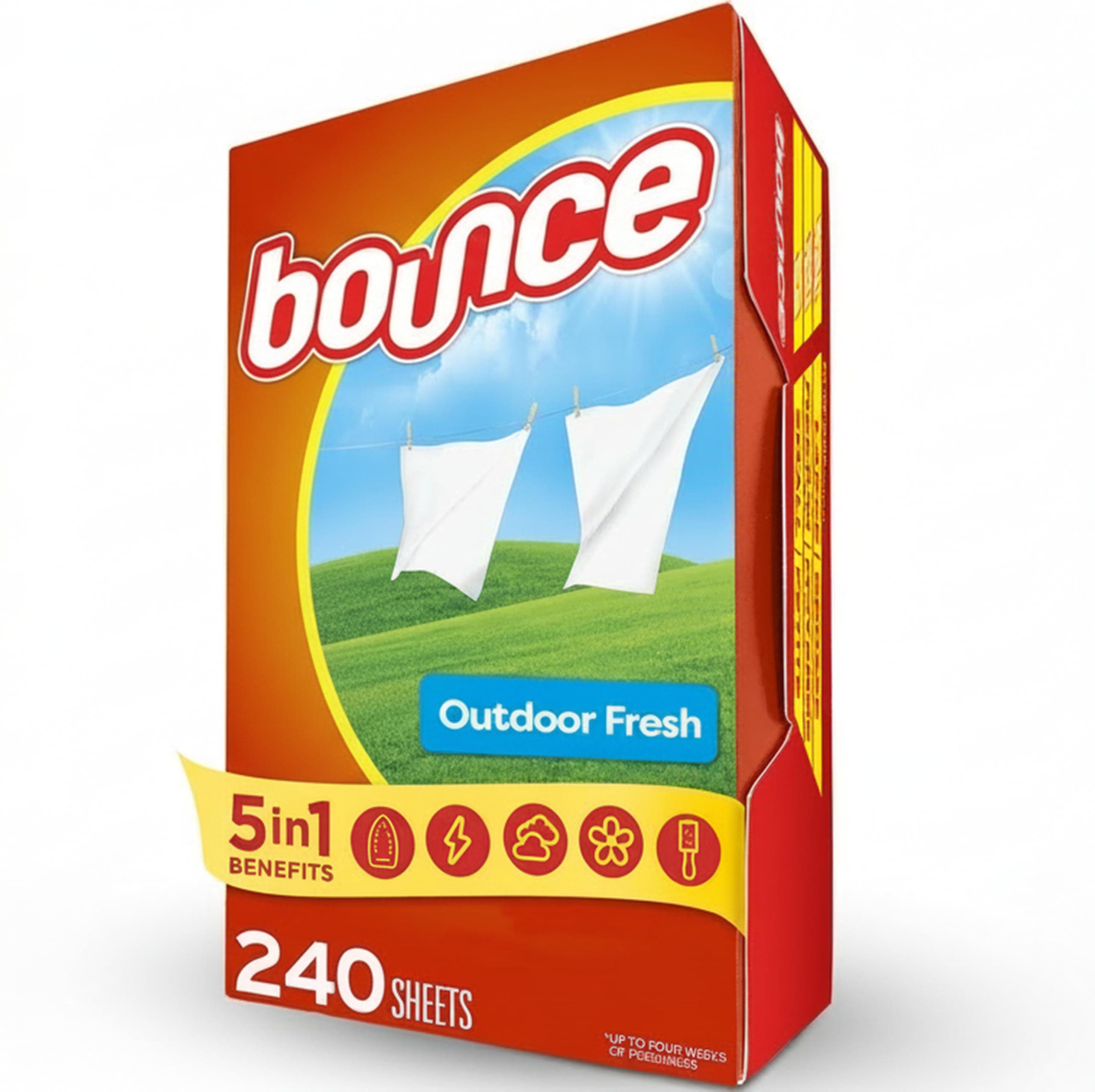Bounce Outdoor Fresh Fabric Softener Sheets 240 Count